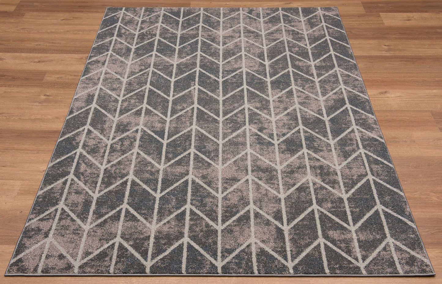 Twist-Ls1892-Black-Gray-7.10 X 10.6 Area Rug