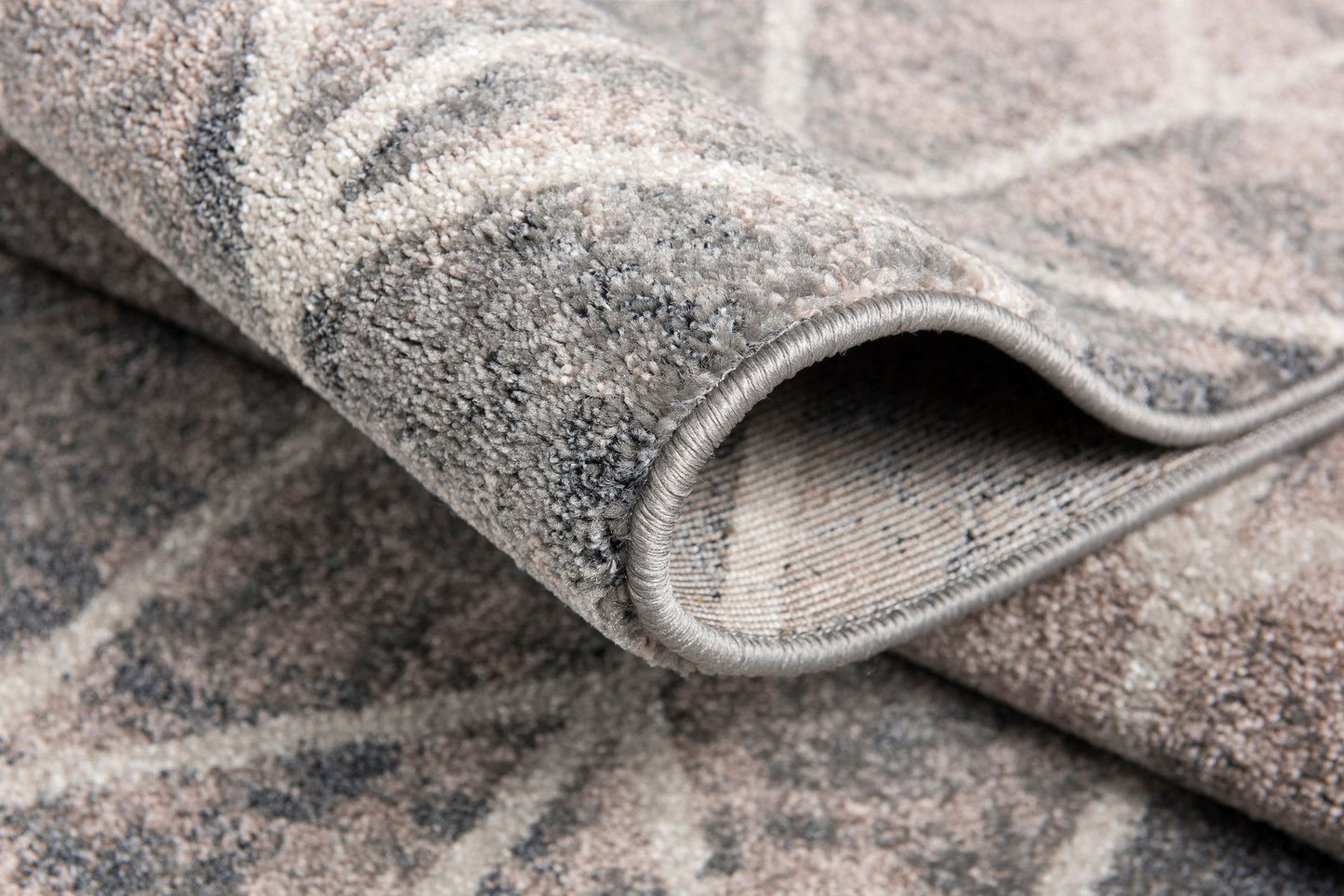 Twist-Ls1892-Black-Gray-7.10 X 10.6 Area Rug