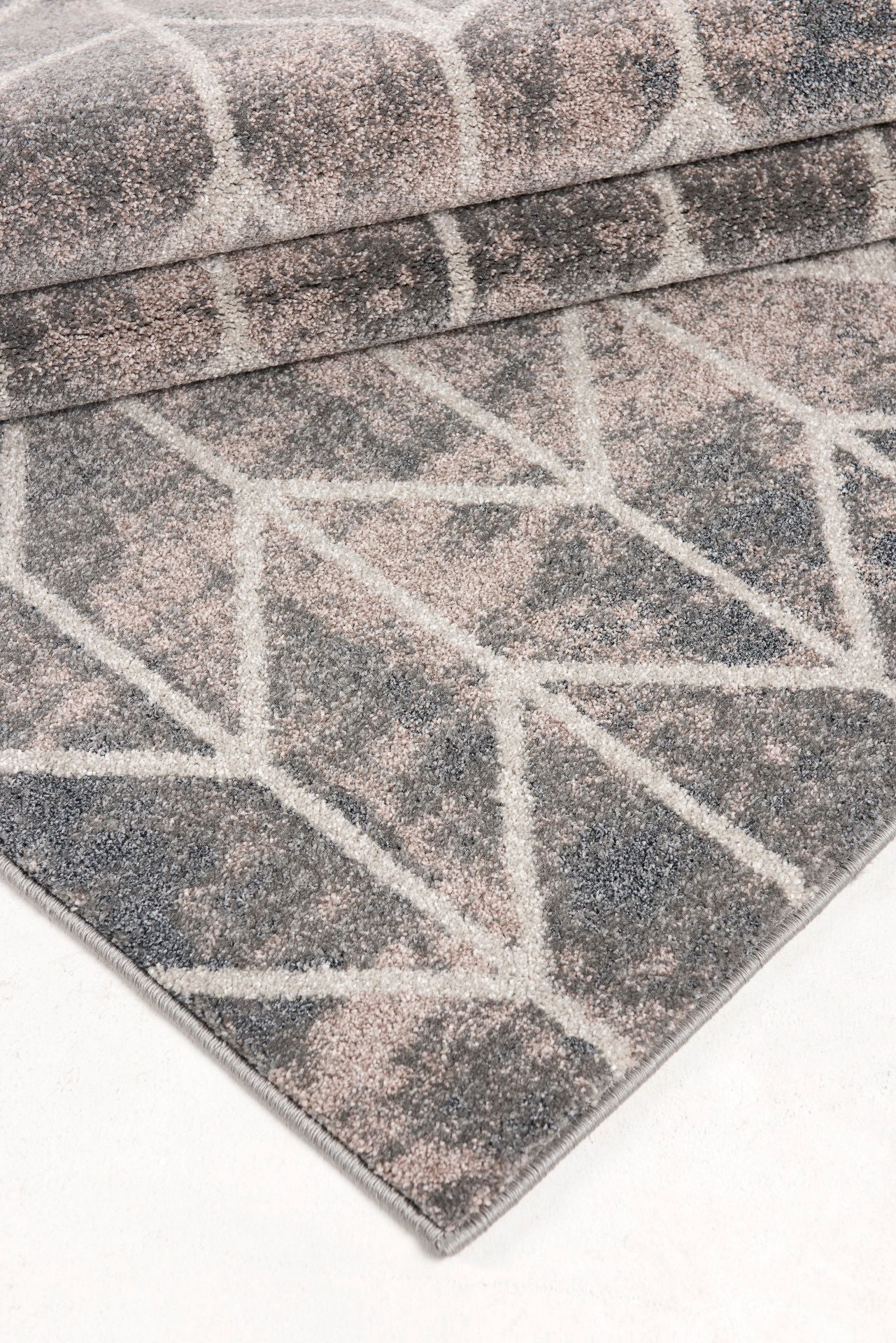 Twist-Ls1892-Black-Gray-7.10 X 10.6 Area Rug