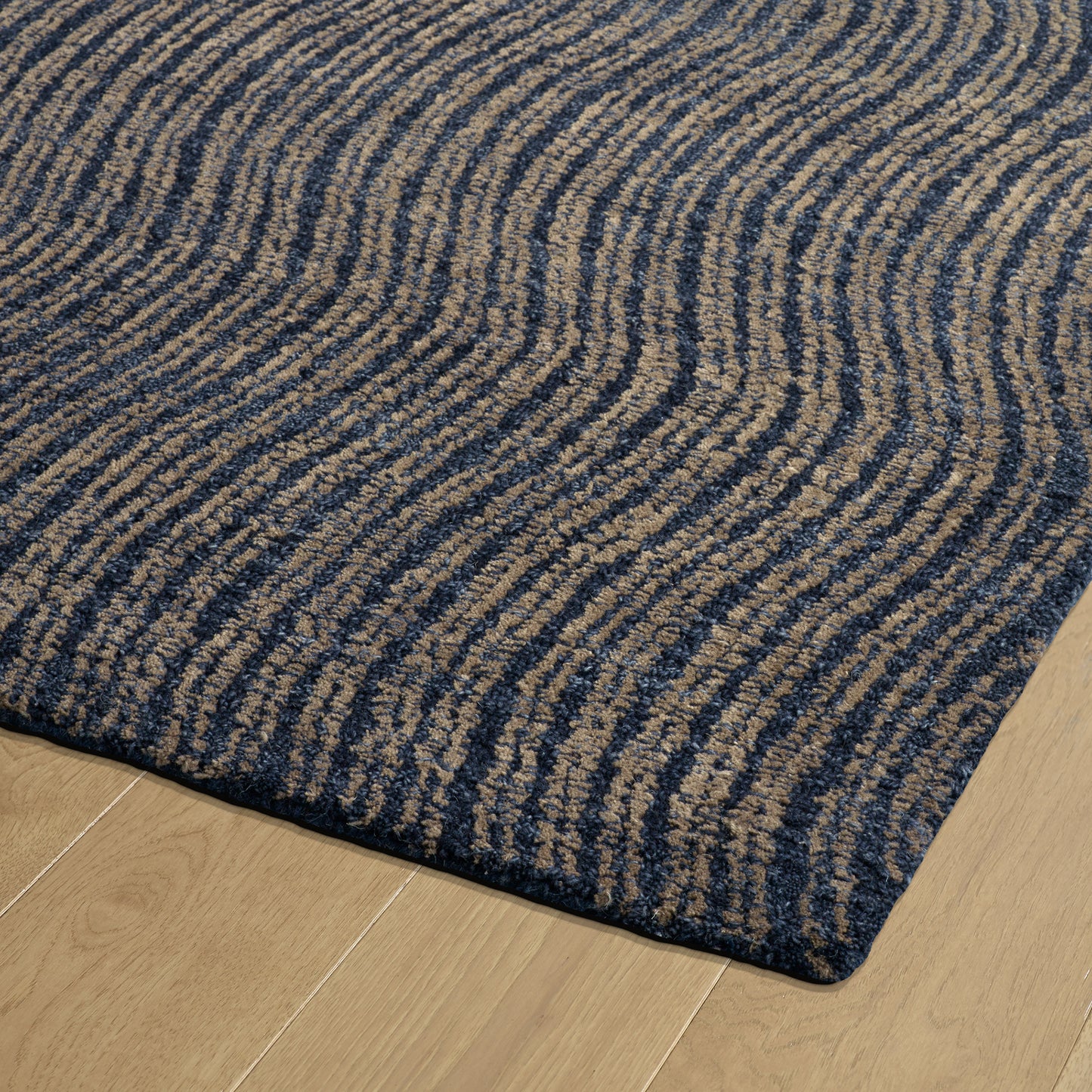 Kaleen Textura Collection Dark Blue Area Rug 8' x 10'