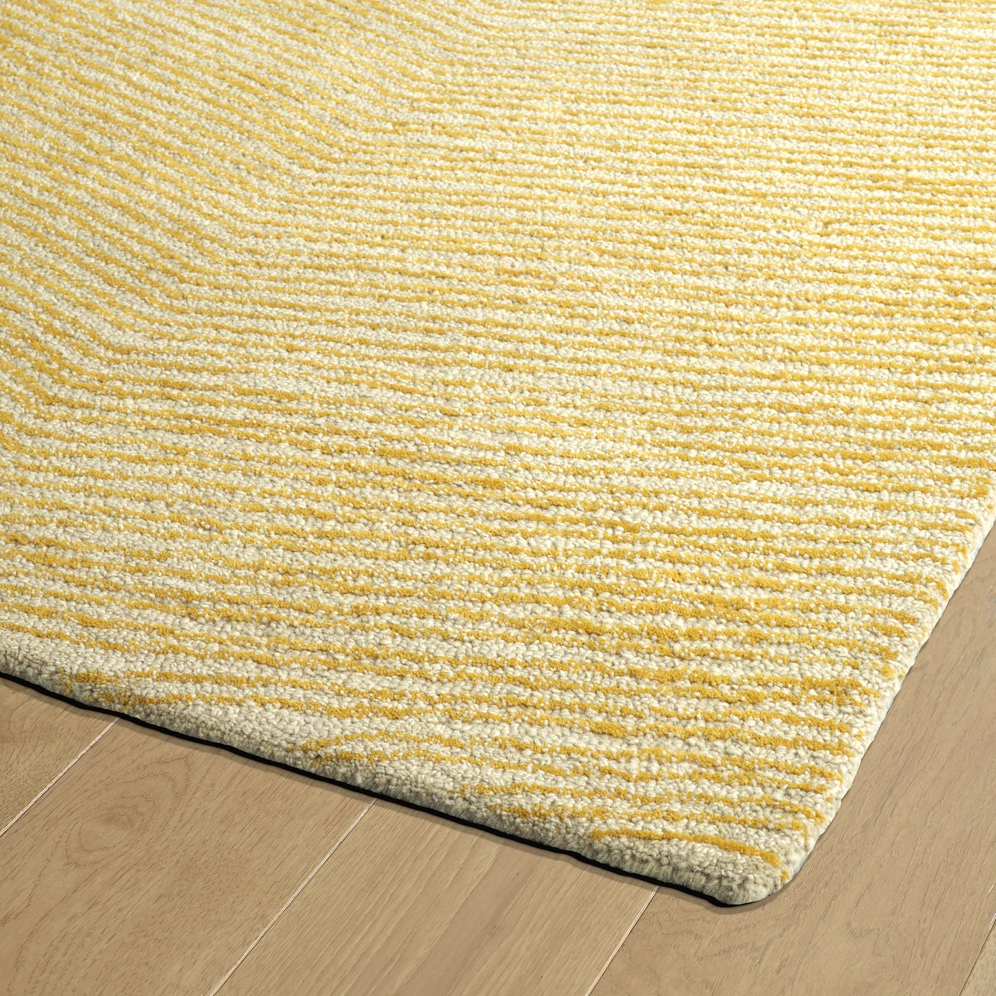 Kaleen Textura Collection Bright Gold Area Rug 5' x 7'9"