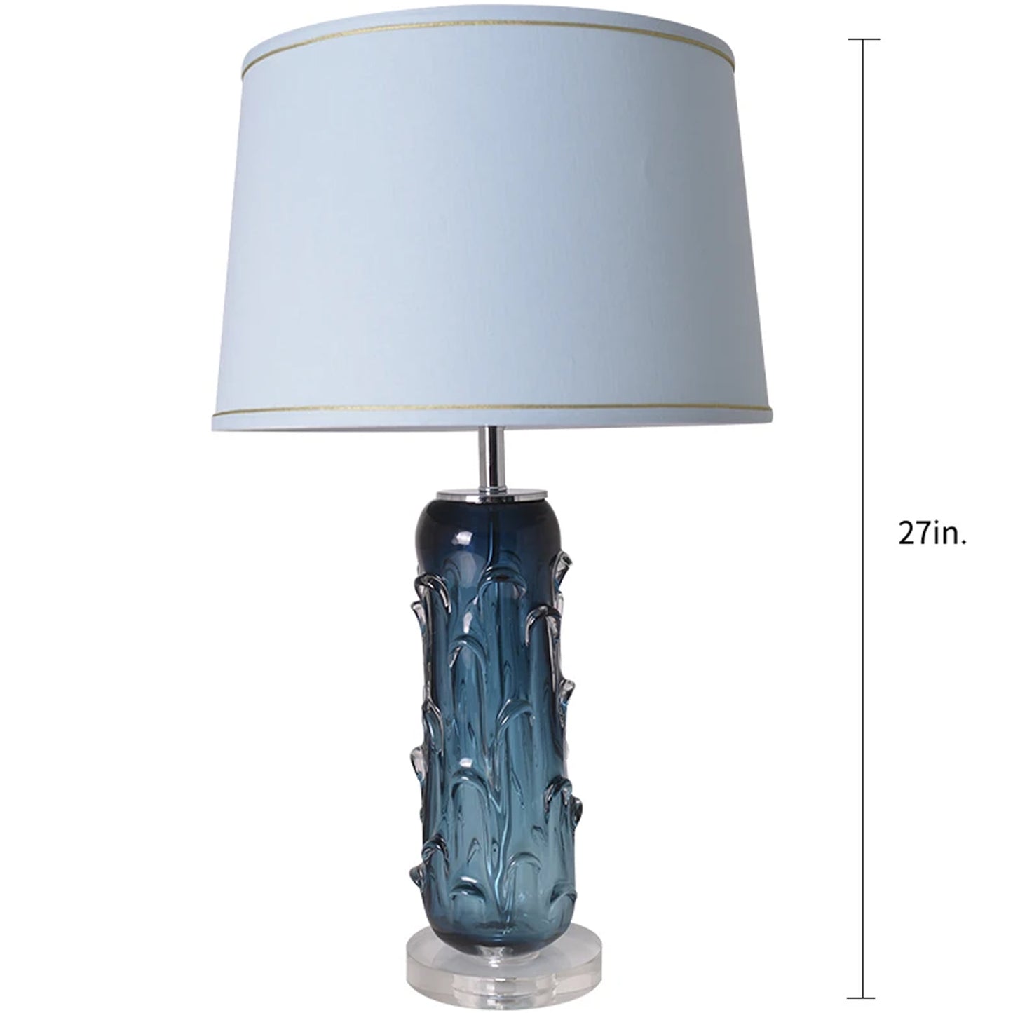 Jacinto 27" Table Lamp (Single) - Blue