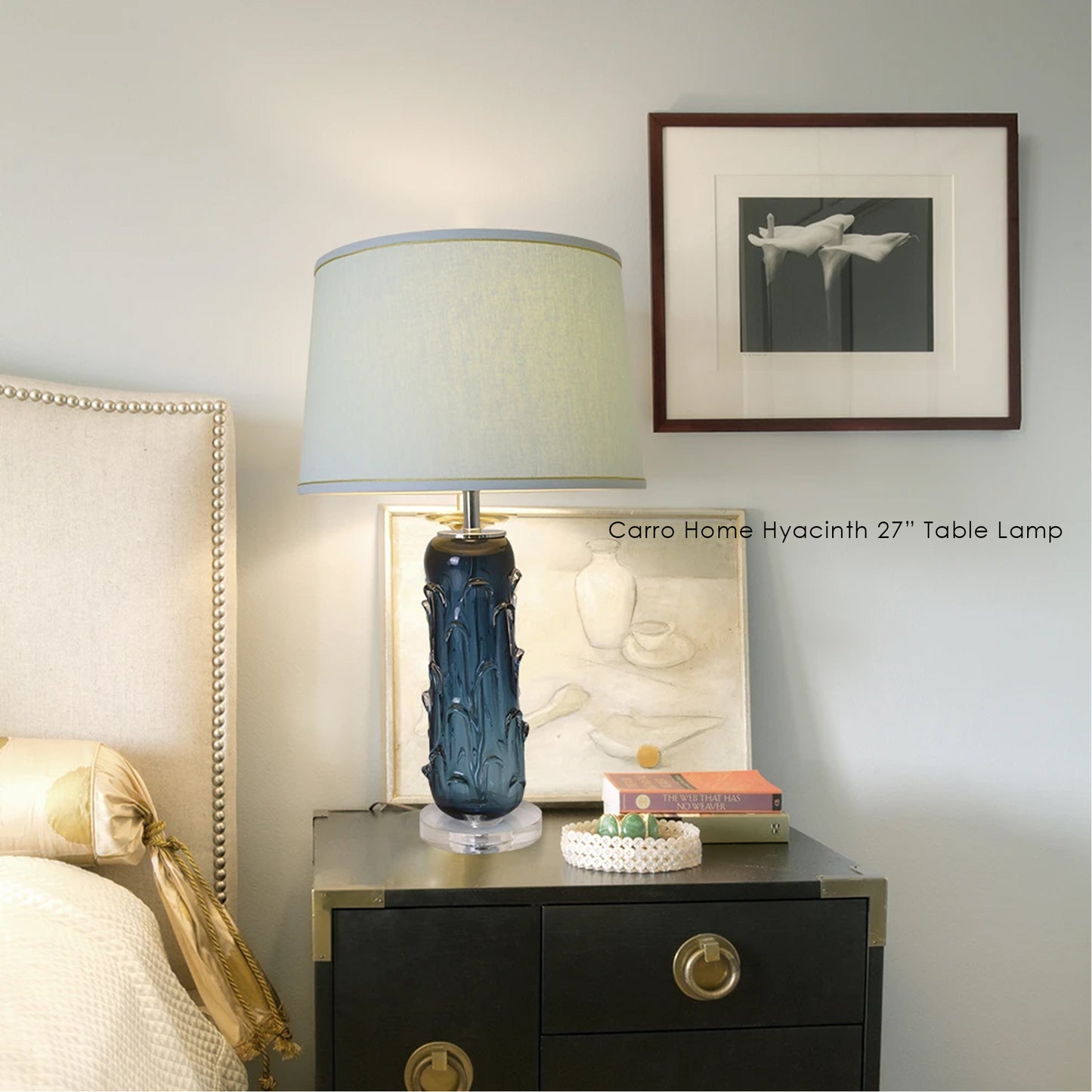 Jacinto 27" Table Lamp (Single) - Blue