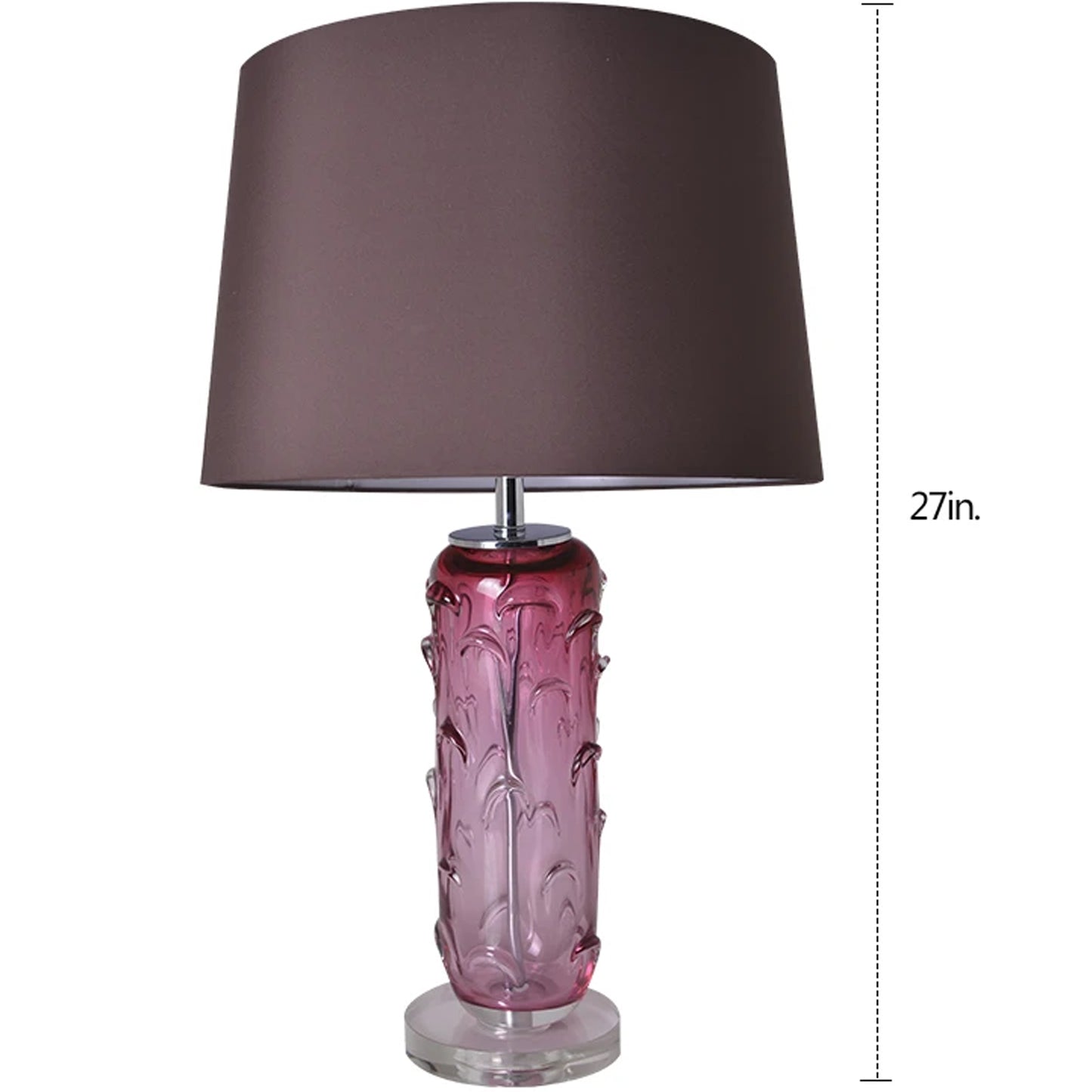 Jacinto 27" Table Lamp (Single) - Pink
