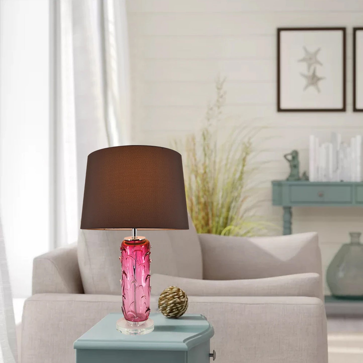 Jacinto 27" Table Lamp (Single) - Pink
