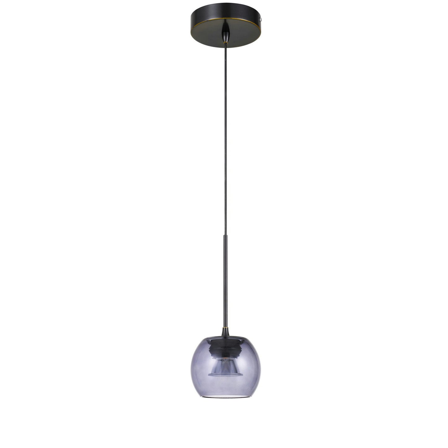 Dark bronze Metal/glass Ithaca - Pendant