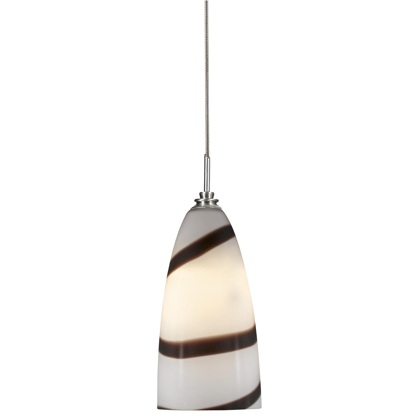 White chocolate swirl Metal Low voltage uni pack pendants - Pendant