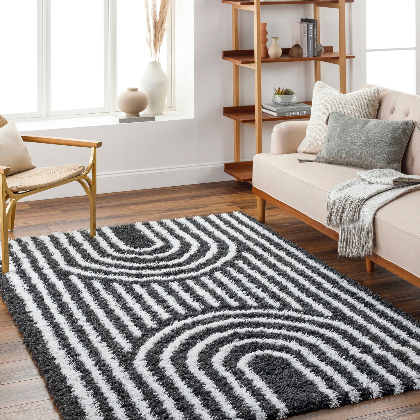 Surya Urban Shag Usg-2318 Rug 6'7" X 9'6"