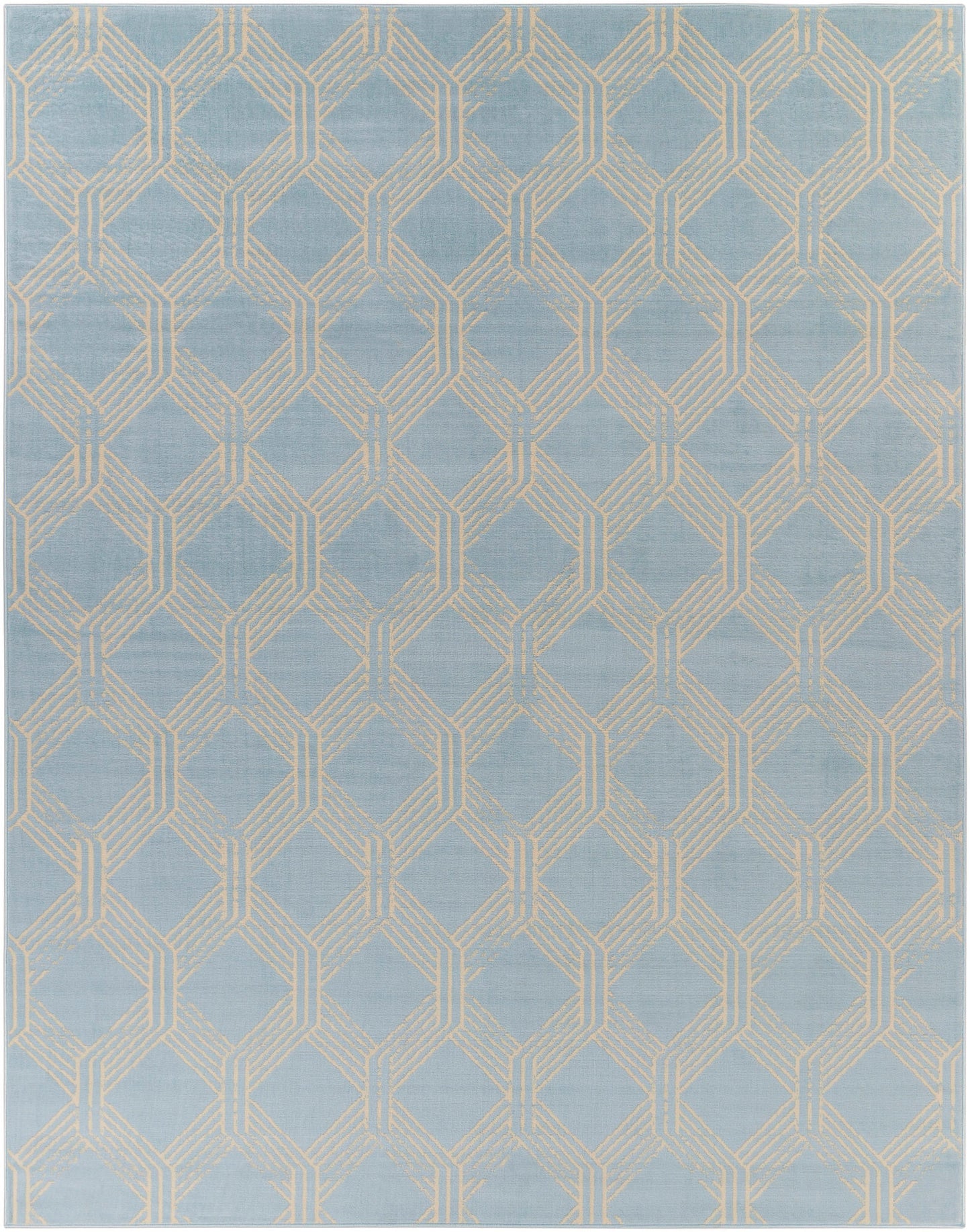 Surya Ustad Ust-2322 Ice Blue Rug 7'10" X 10'2"