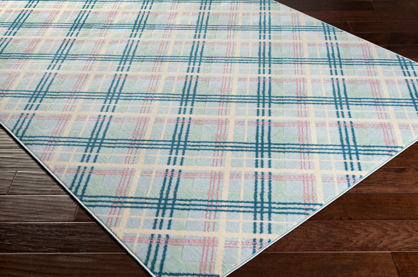 Surya Ustad Ice Blue Rug 2' X 2'11"