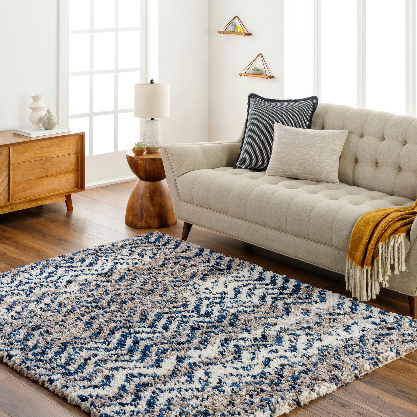 Surya Ultra Shag Utg-2303 Rug 5'3" X 7'