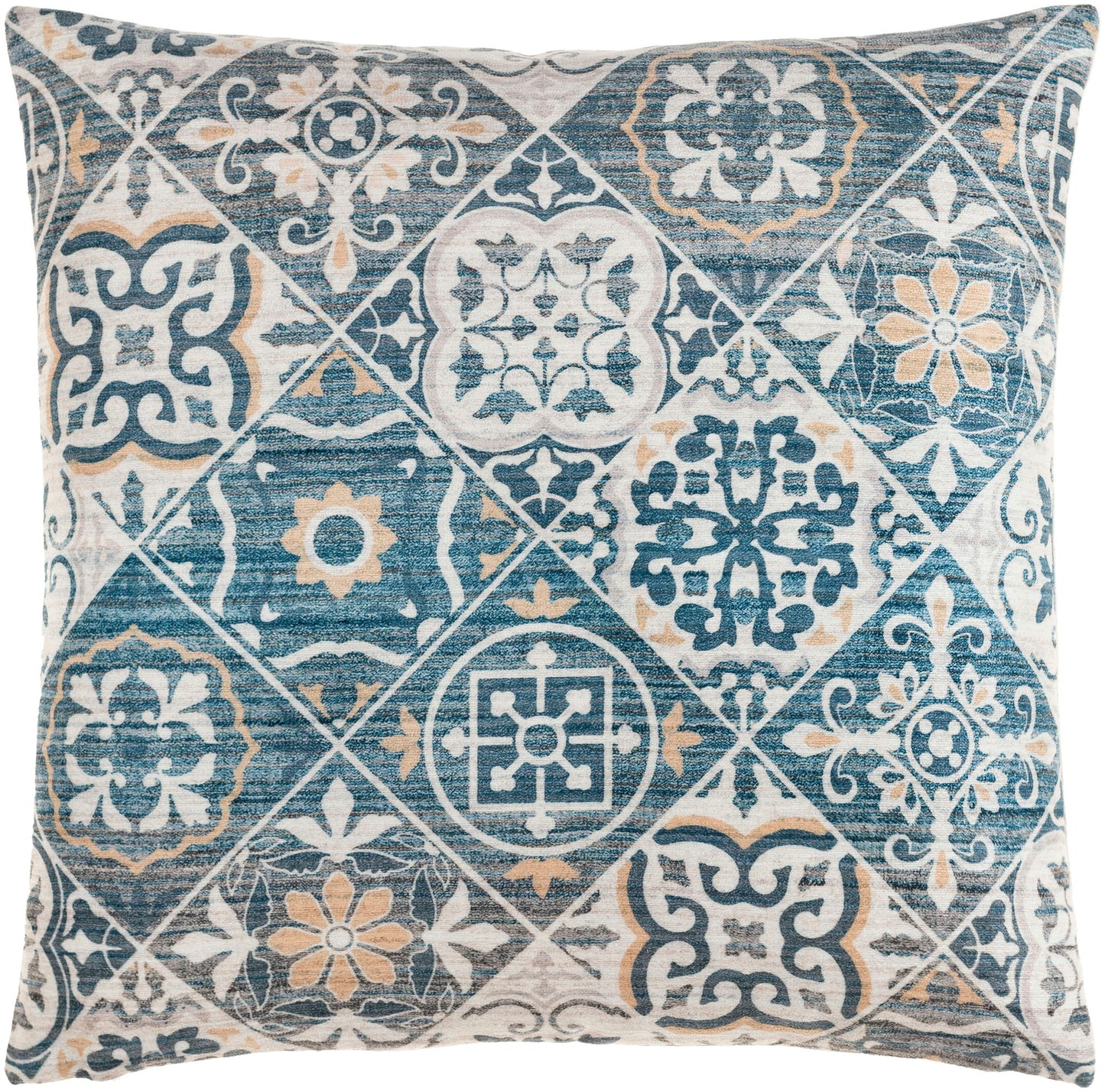 Surya Valla Vaa-002 Beige Pillow Shell With Polyester Insert 18"H X 18"W
