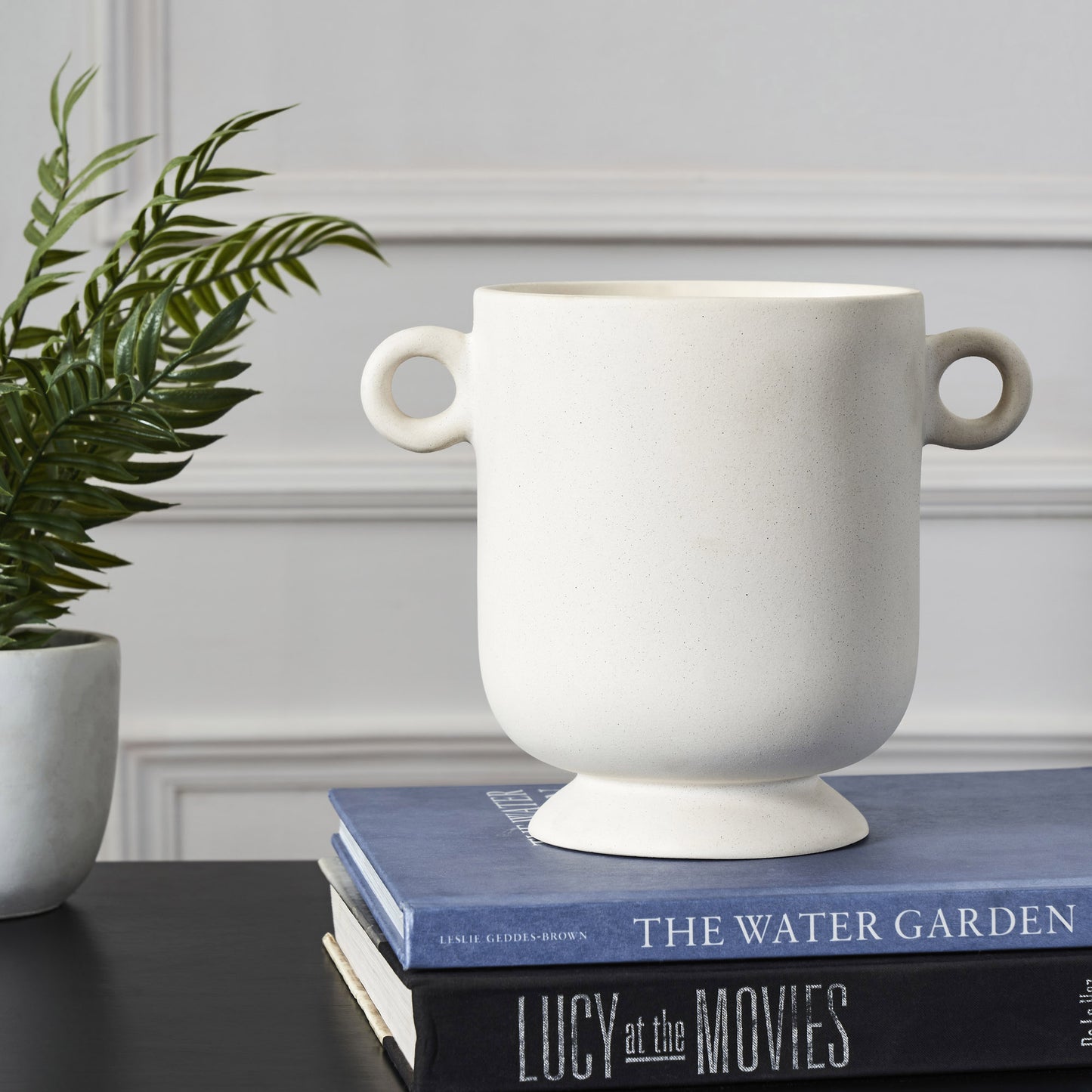 Positano Matte Cream Ceramic Vase