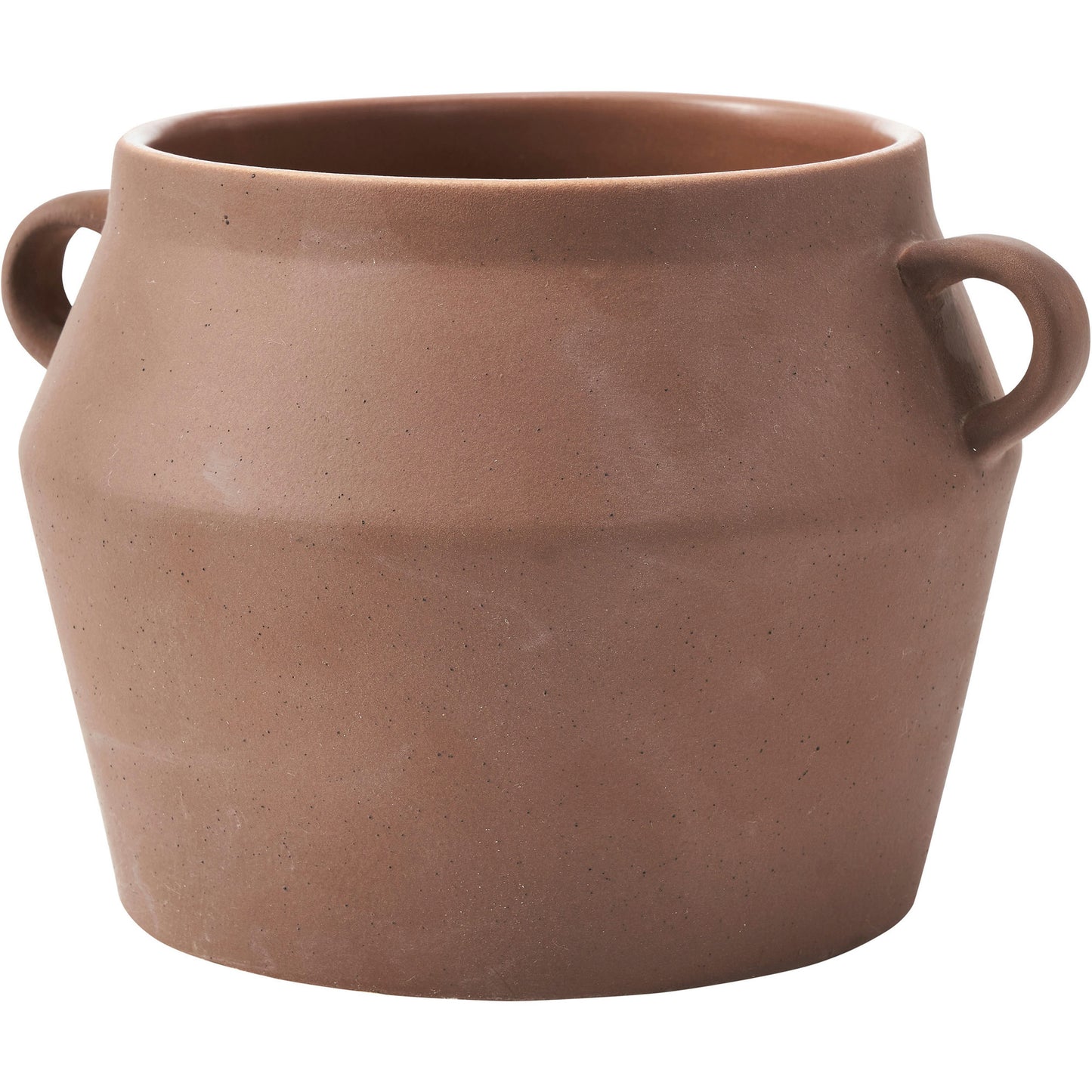 Ravello Matte Brown With Speckles Ceramic Vase