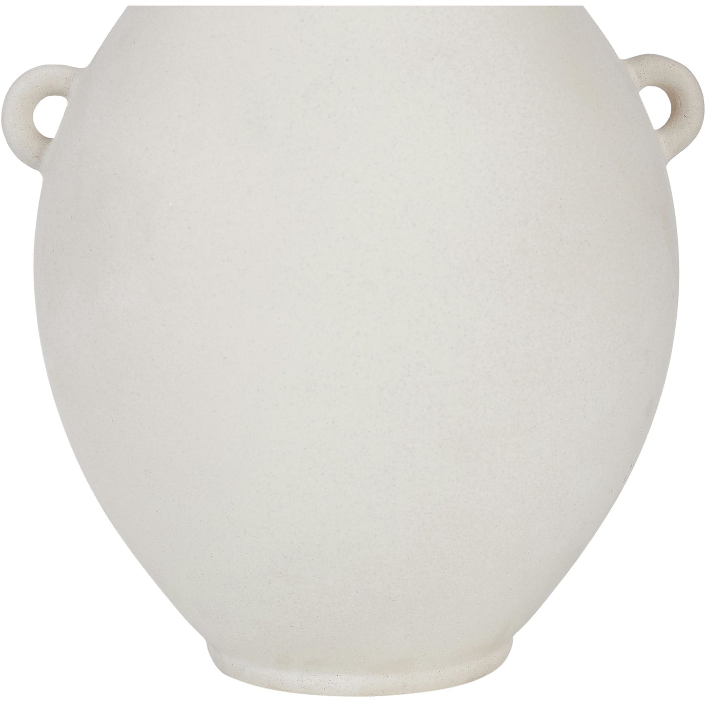 Yevla Matte Off-White Ceramic Vase