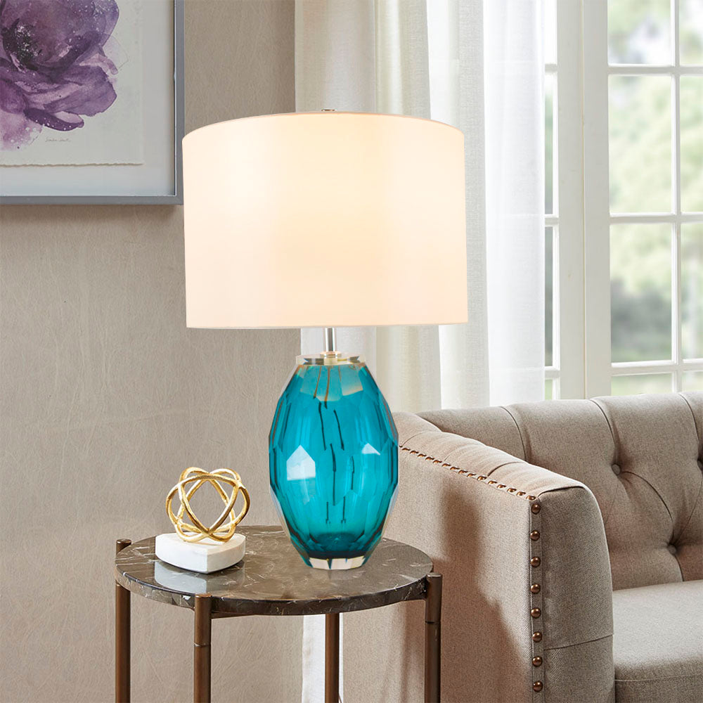 Muge Little 21" Table Lamp (Single) - Blue