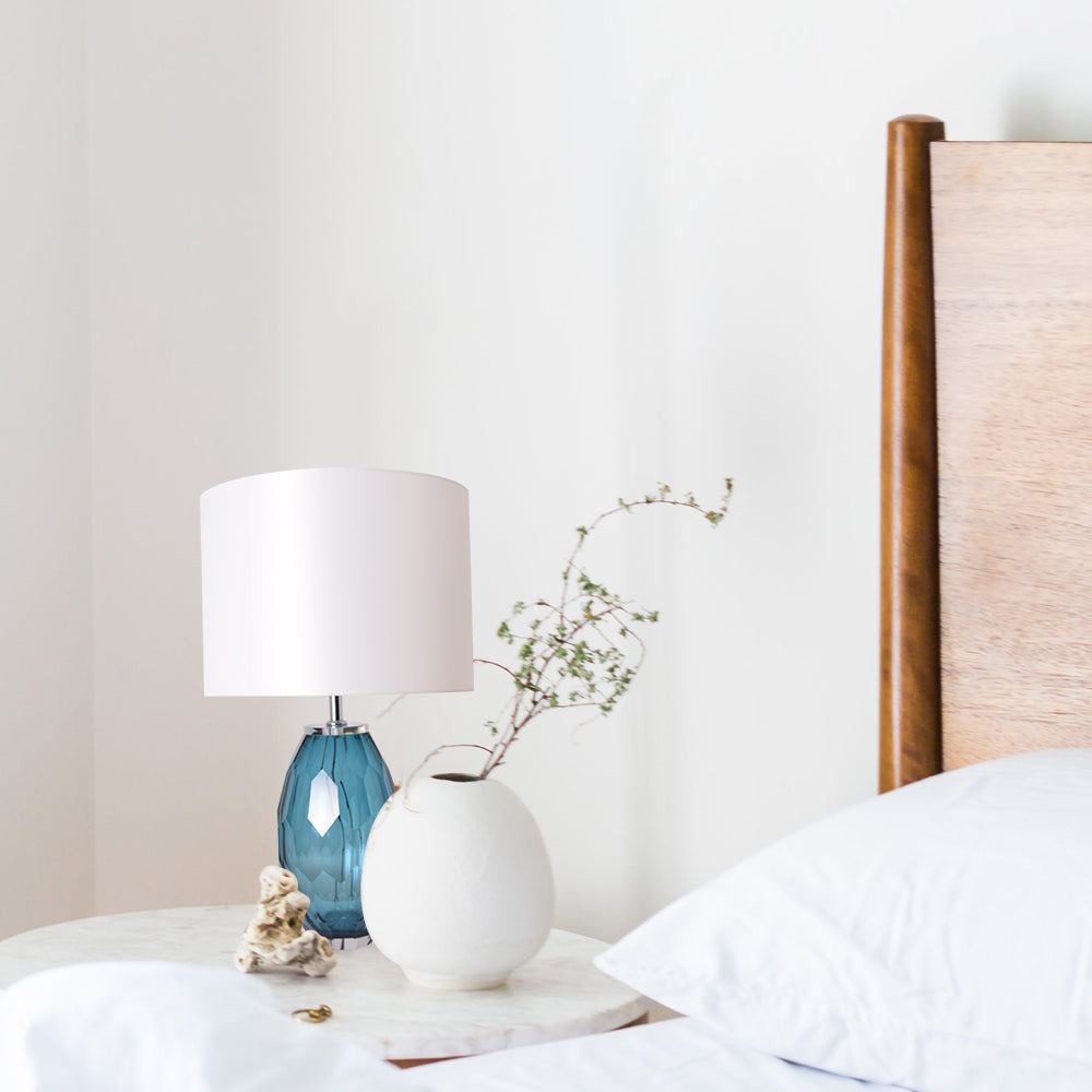 Muge Little 21" Table Lamp (Single) - Blue