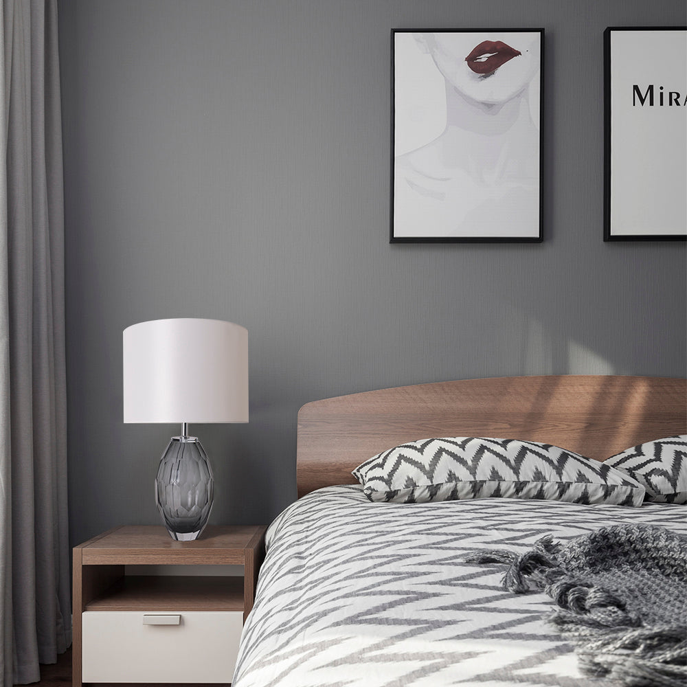 Muge 25" Table Lamp (Single) - Grey