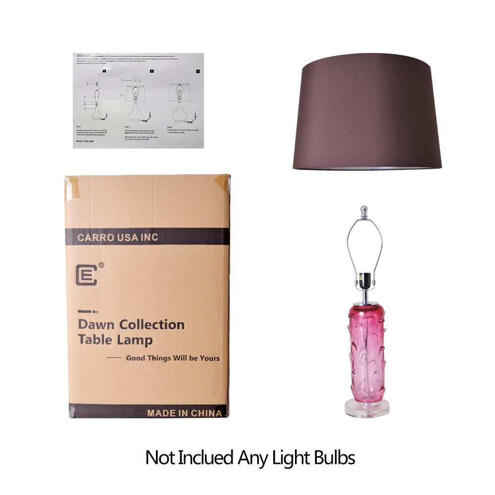 Jacinto 27" Table Lamp (Single) - Pink
