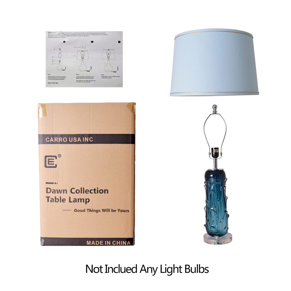 Jacinto 27" Table Lamp (Single) - Blue