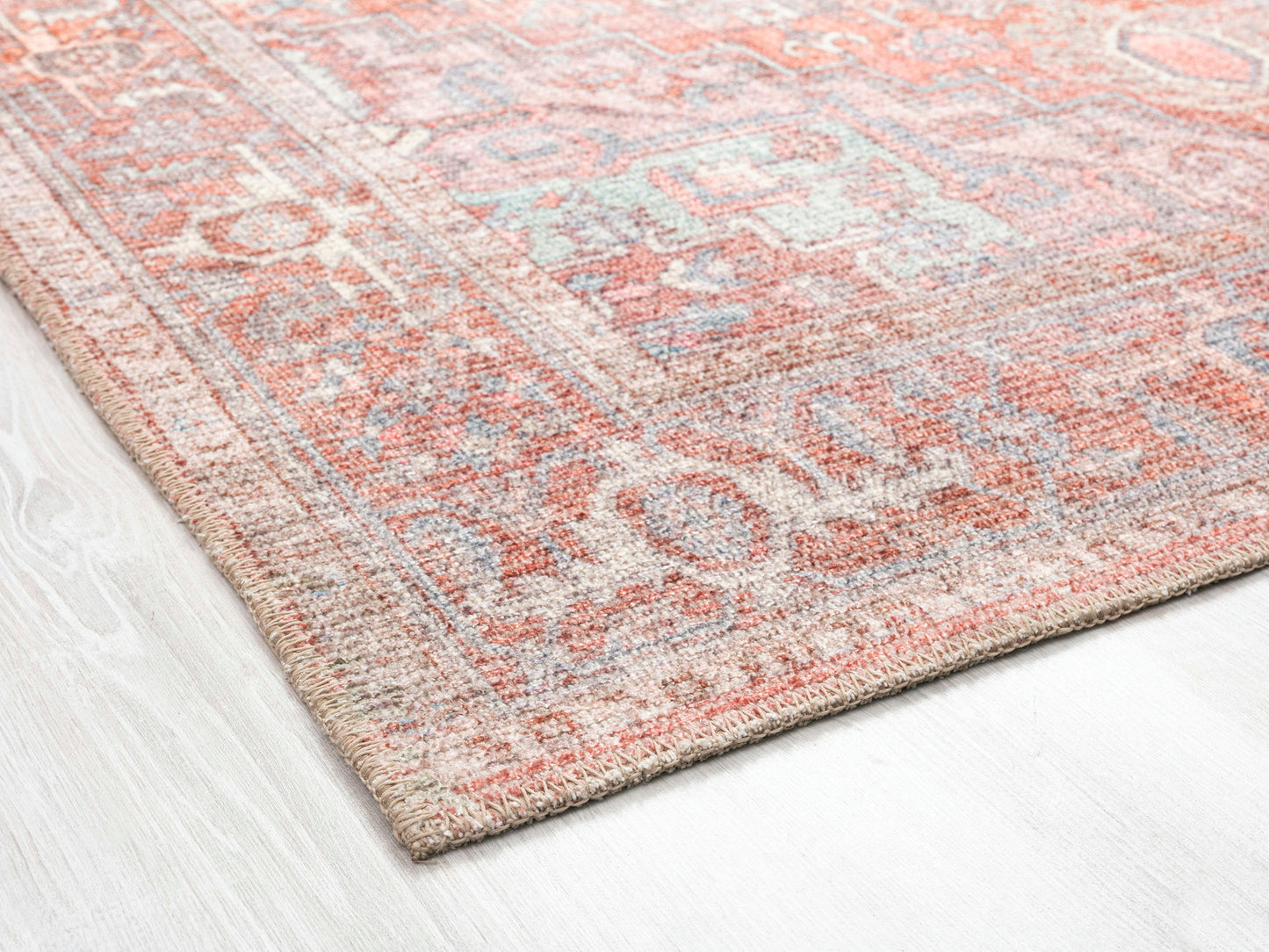 Kaleen Vera Collection Light Coral Area Rug 5' x 7'6"