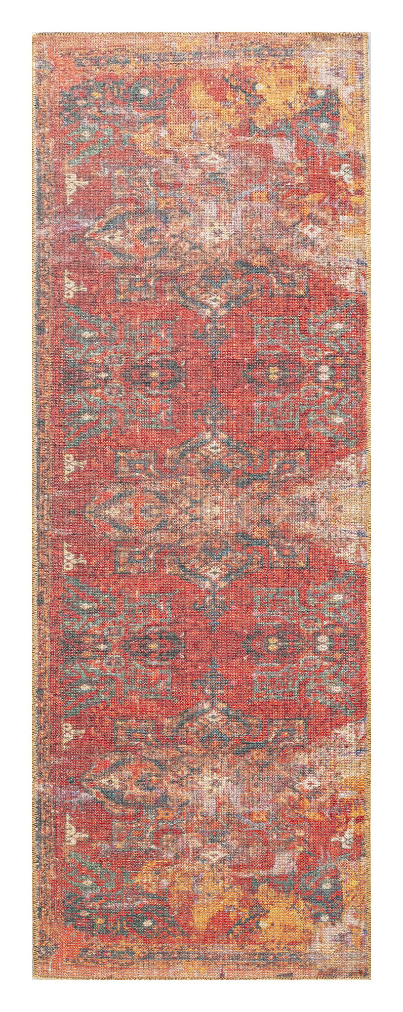 Kaleen Vera Collection Bright Red Area Rug 10' x 13'