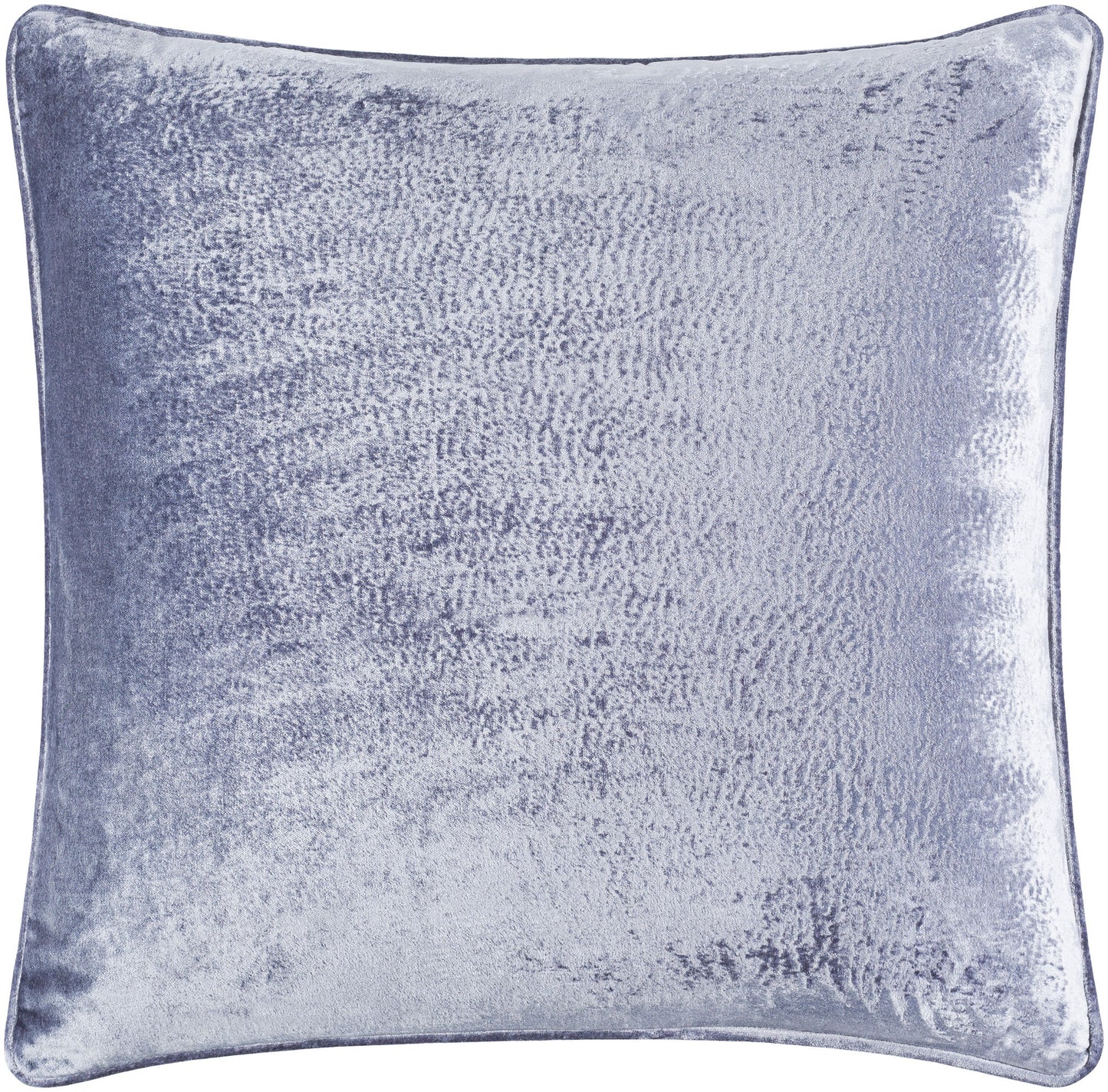 Surya Velvet Mood Gray Pillow Cover 20"H X 20"W