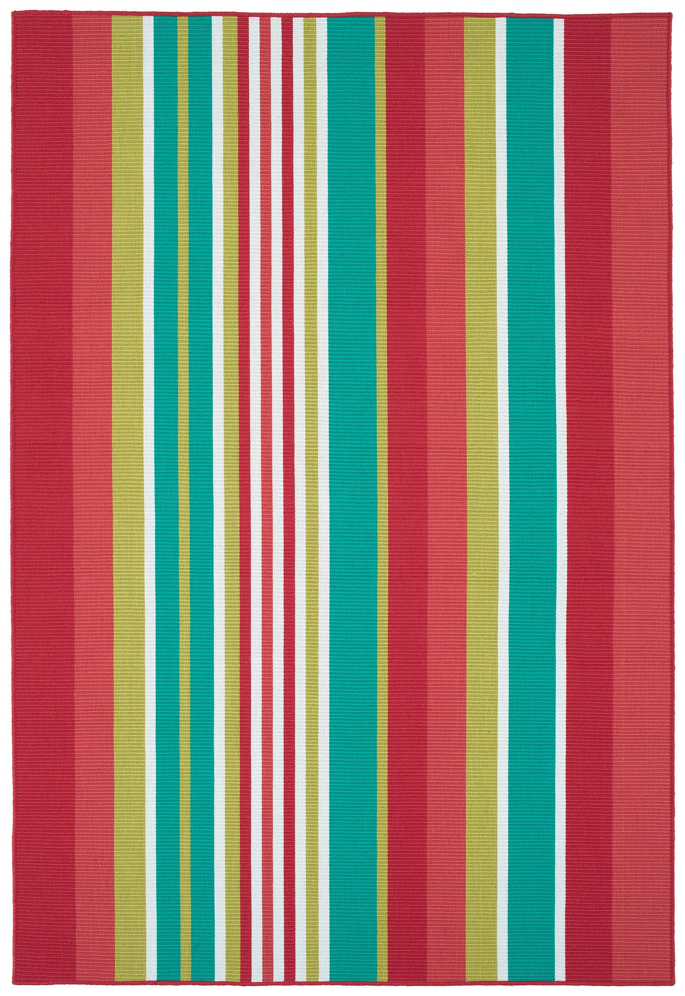 Kaleen Voavah Collection Light Coral Throw Rug 2' x 3'