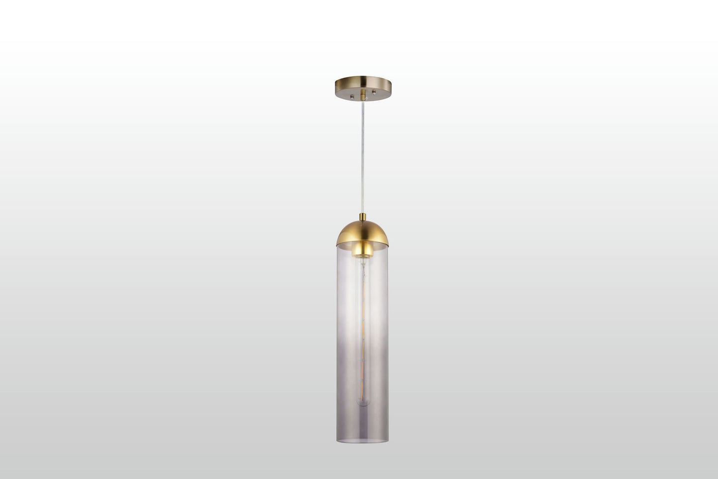 Carro Home Gidra Cylinder Glass Pendant Light – Gray Ombre