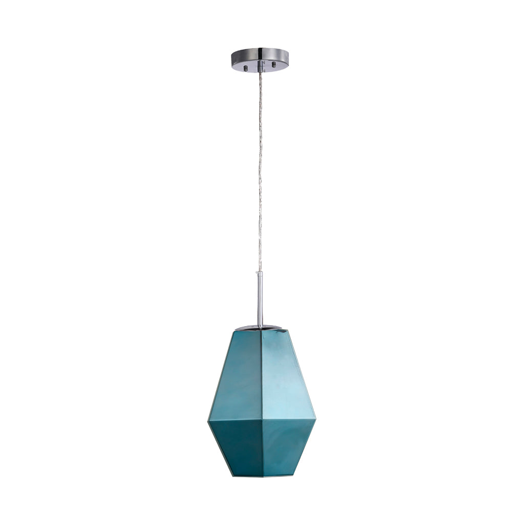 Carro Home Stier Jewel Tone Glass Pendant Light – London Blue Topaz