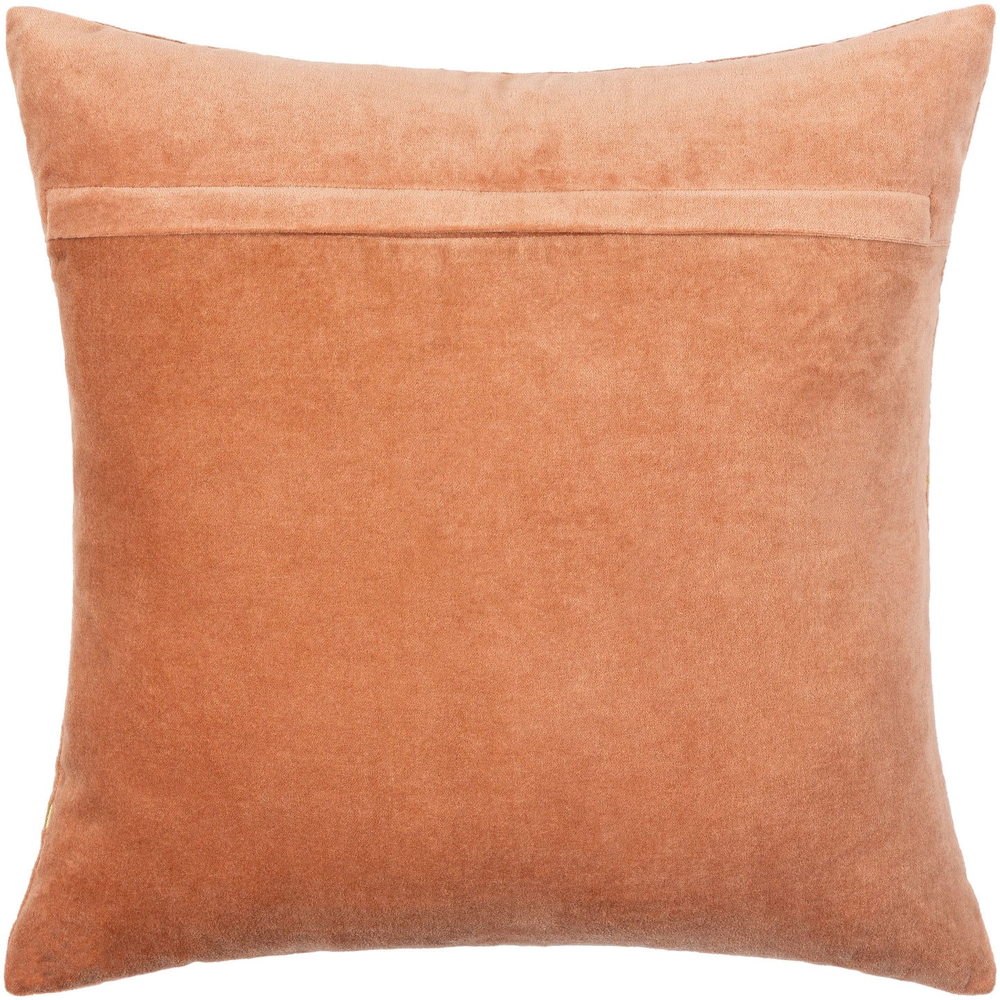 Surya Velvet Sparkle Mauve Pillow Shell With Polyester Insert 20"H X 20"W