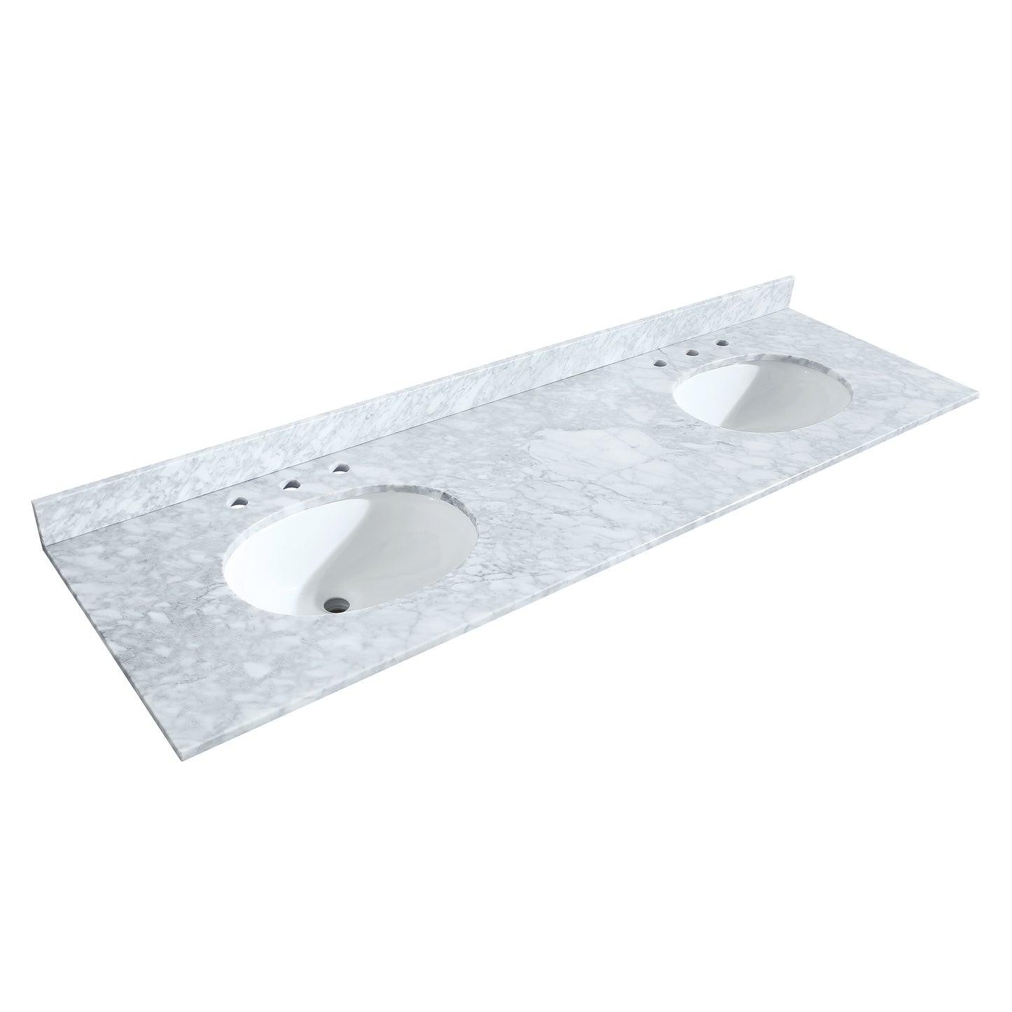 Deborah 72" Double Vanity in Dark Gray, Top, Oval Sinks, 24" Mirrors