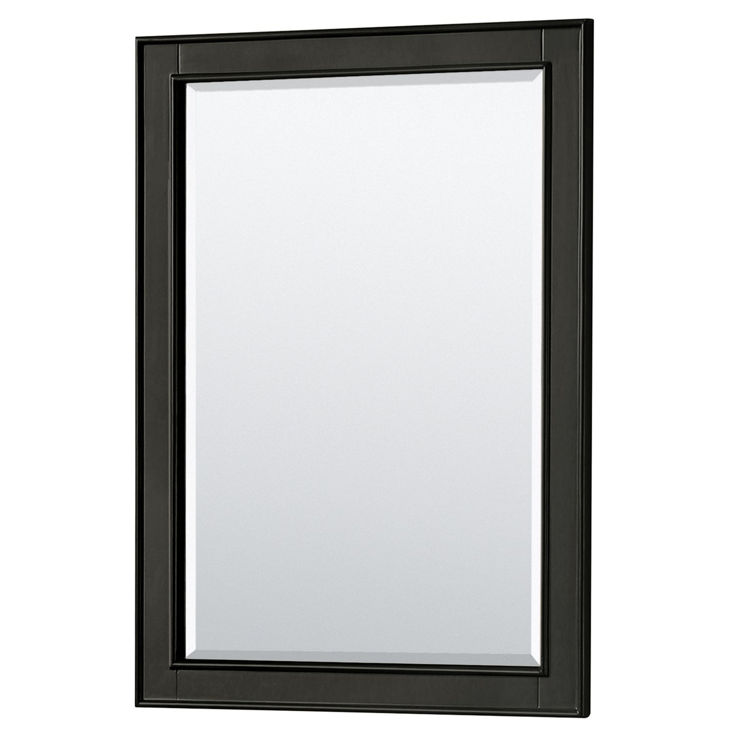 Deborah 30" Single Vanity in Dark Espresso, No Top, No Sink, 24" Mirror