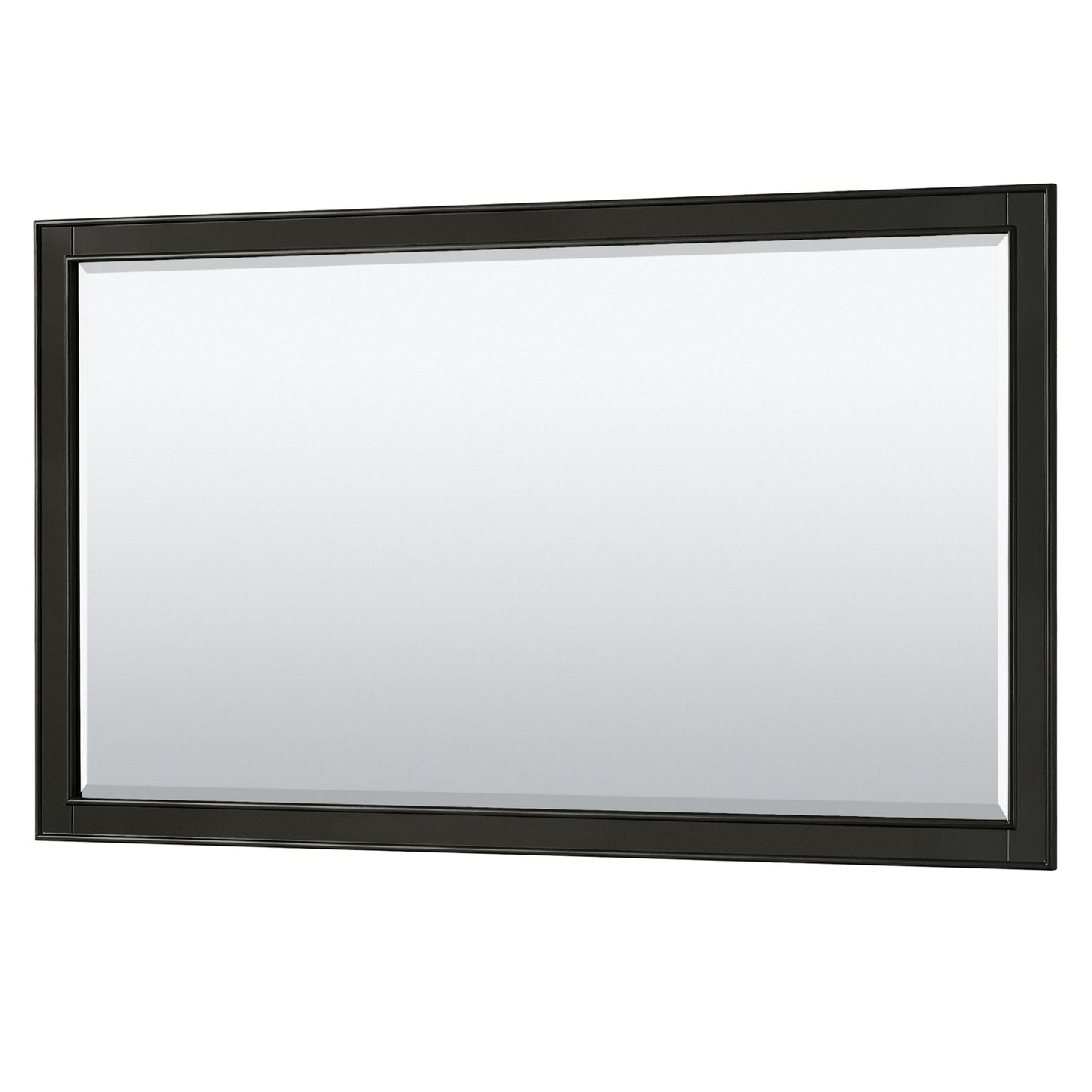 Deborah 60" Double Vanity in Dark Espresso, Top, Oval Sinks, 58" Mirror