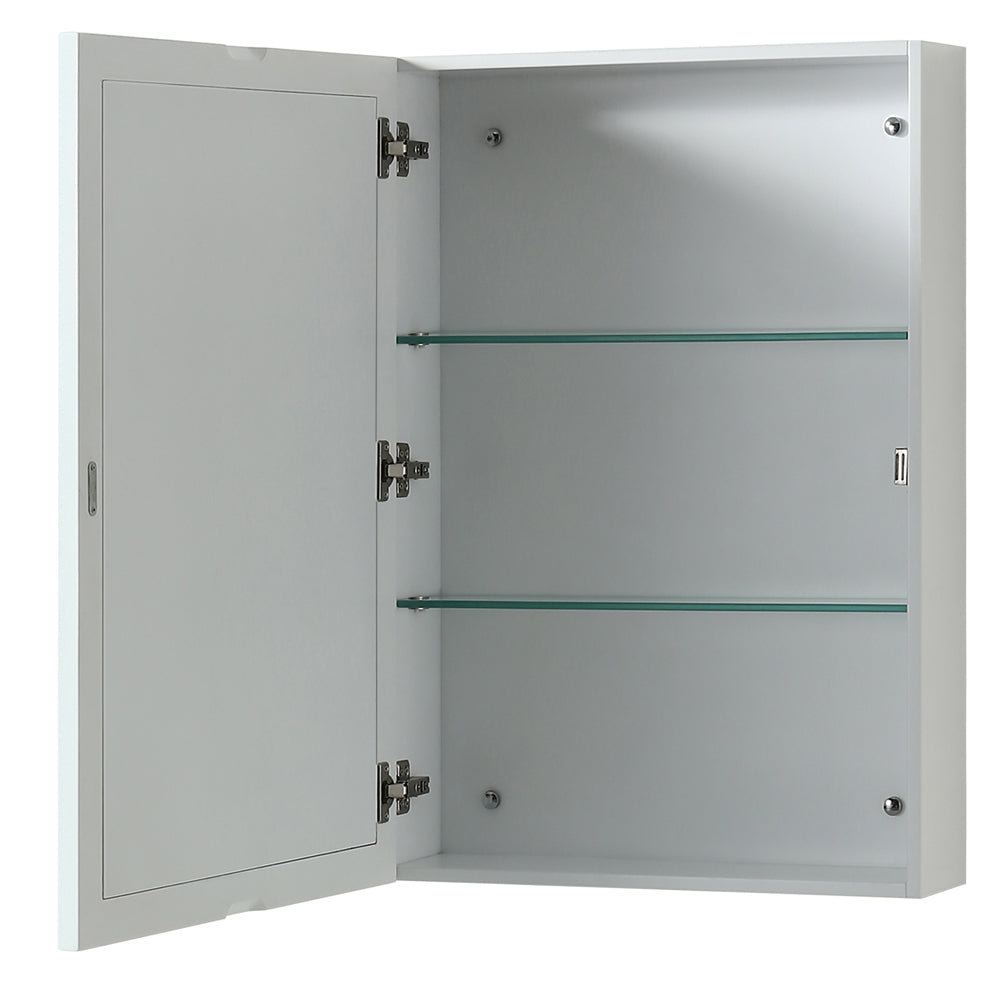 Deborah 30" Single Vanity in White, Top, Oval Sink, Medicine Cabinet
