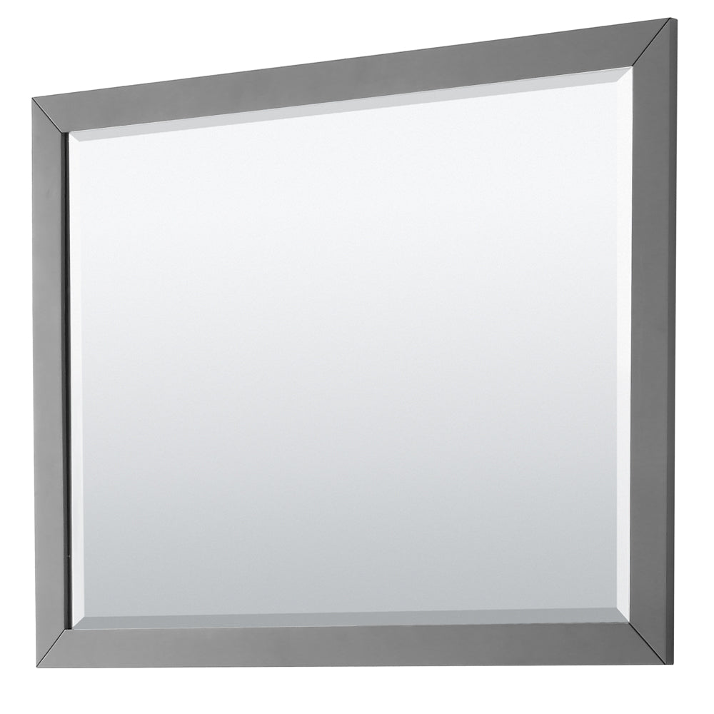 Daria 48" Single Vanity in Dark Gray, Top, Square Sink, 46" Mirror