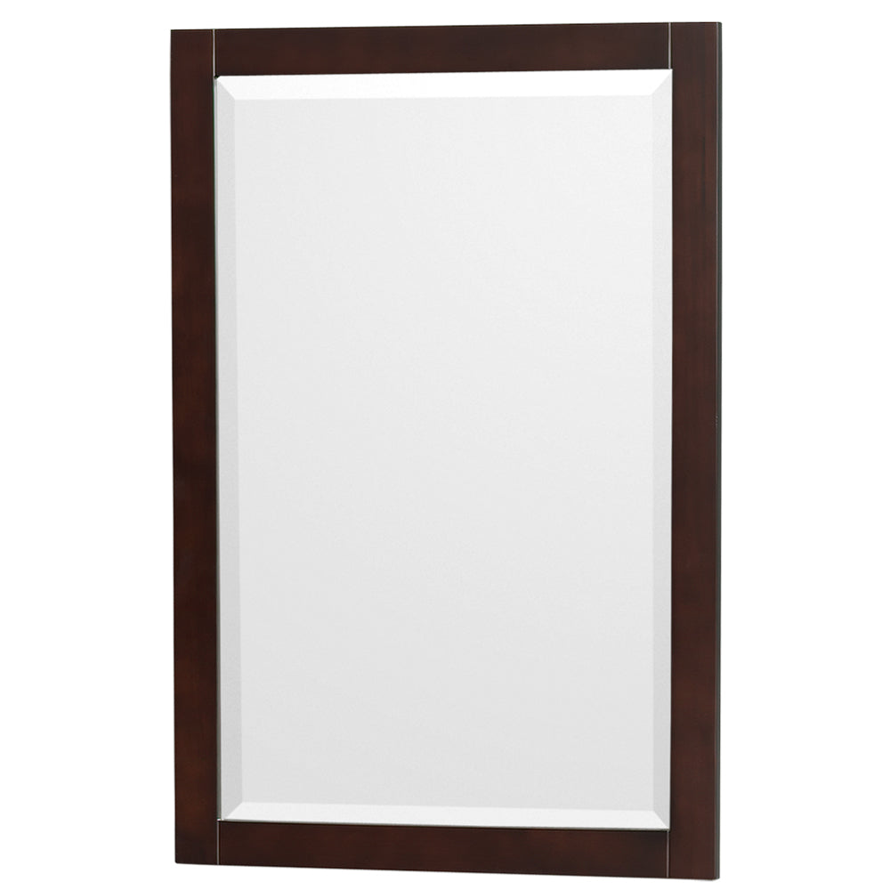 Acclaim 72" Double Vanity in Espresso, Carrara Cultured Marble Top, 24" Mirrors