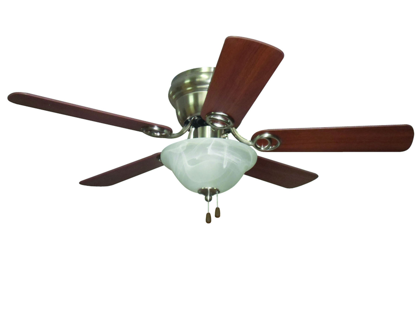 42" Wyman Ceiling Fan in Brushed Polished Nickel, WC42BNK5C1