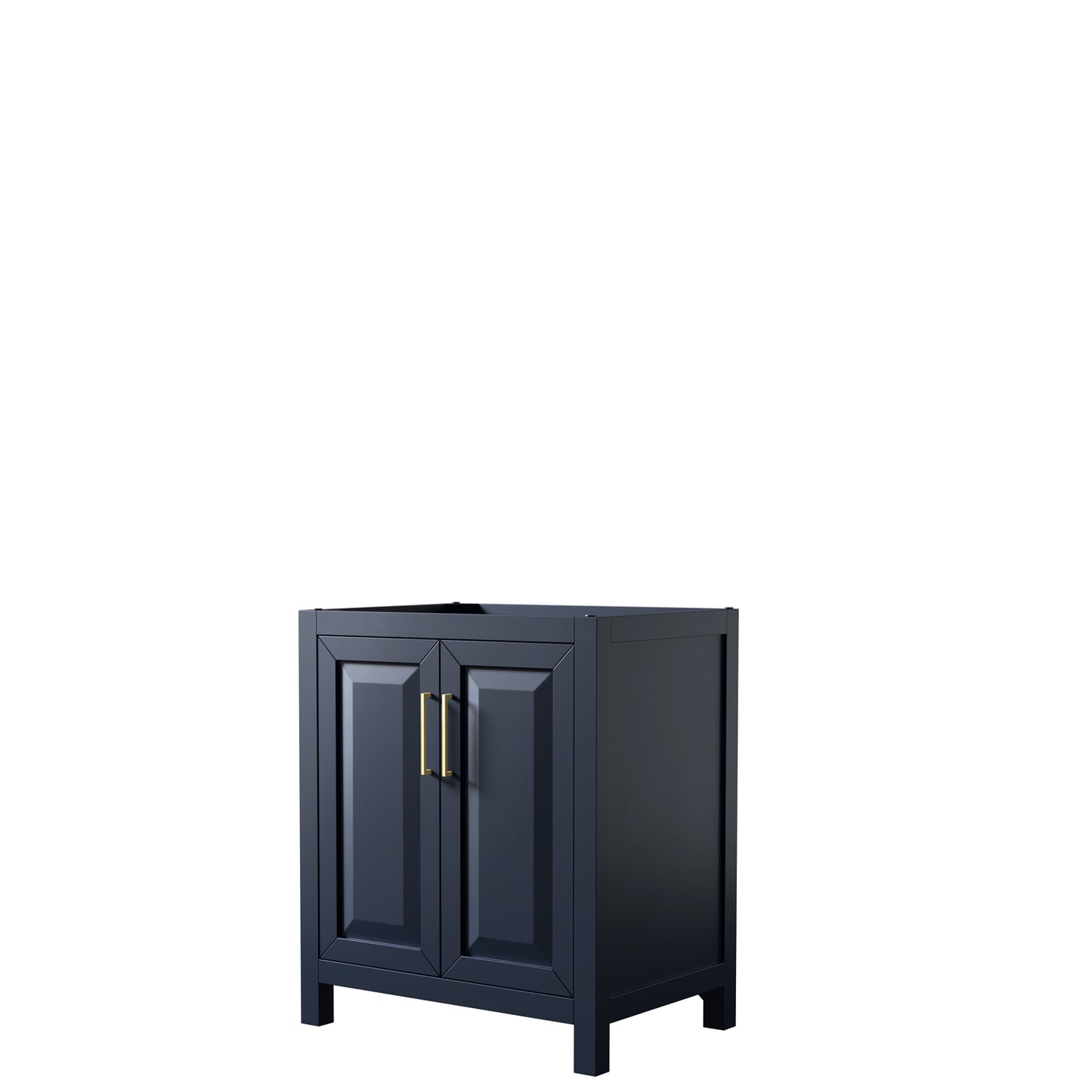 Daria 30" Single Vanity in Dark Blue, No Top, No Sink, No Mirror