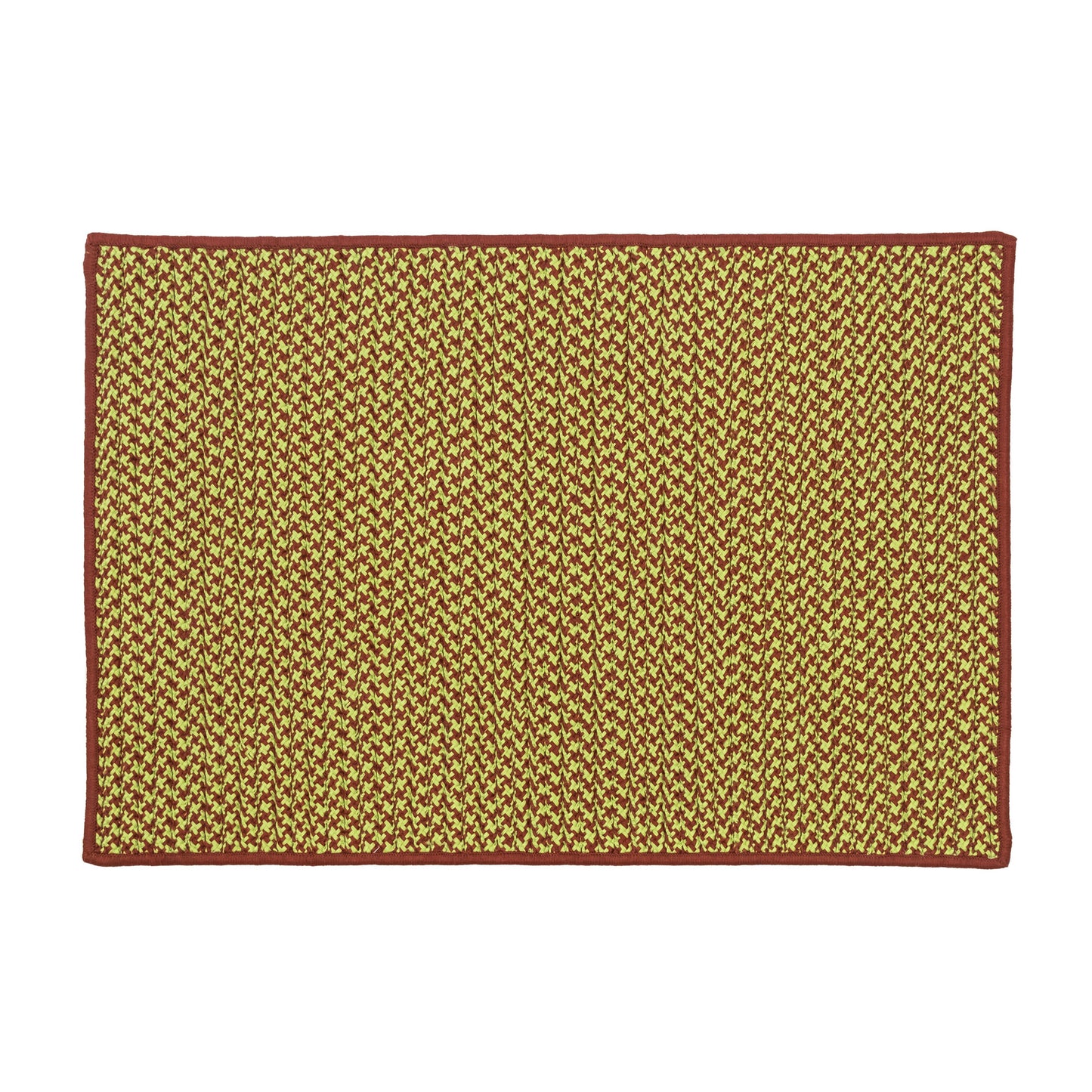 Holiday-Vibes Jumbo Houndstooth Basket - Vibe Green/Red 20"x20"x15"