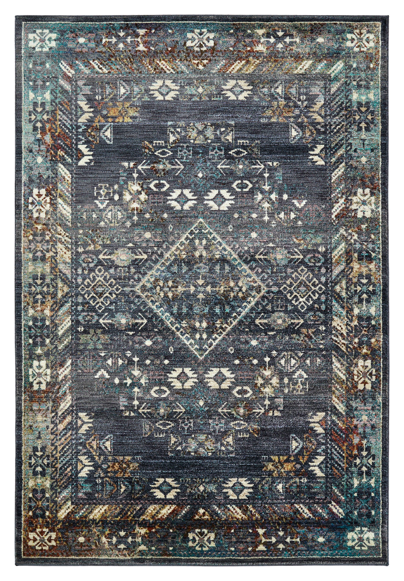 Kaleen Wynnlow Collection Dark Navy Area Rug 7'10" x 10'10"