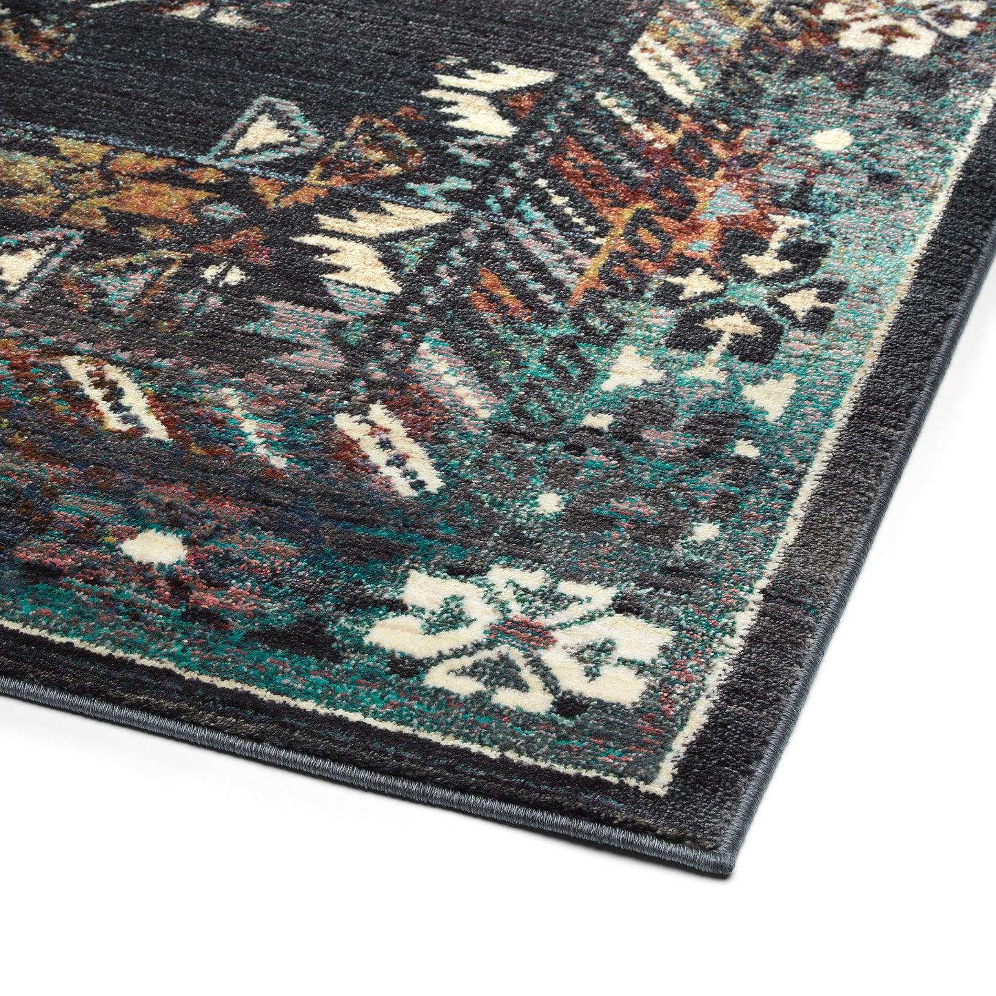 Kaleen Wynnlow Collection Dark Navy Area Rug 7'3" x 7'3"