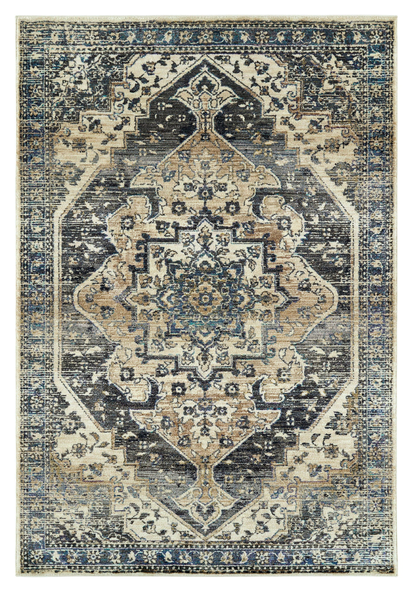 Kaleen Wynnlow Collection Light Grey Area Rug 9'6" x 13'1"