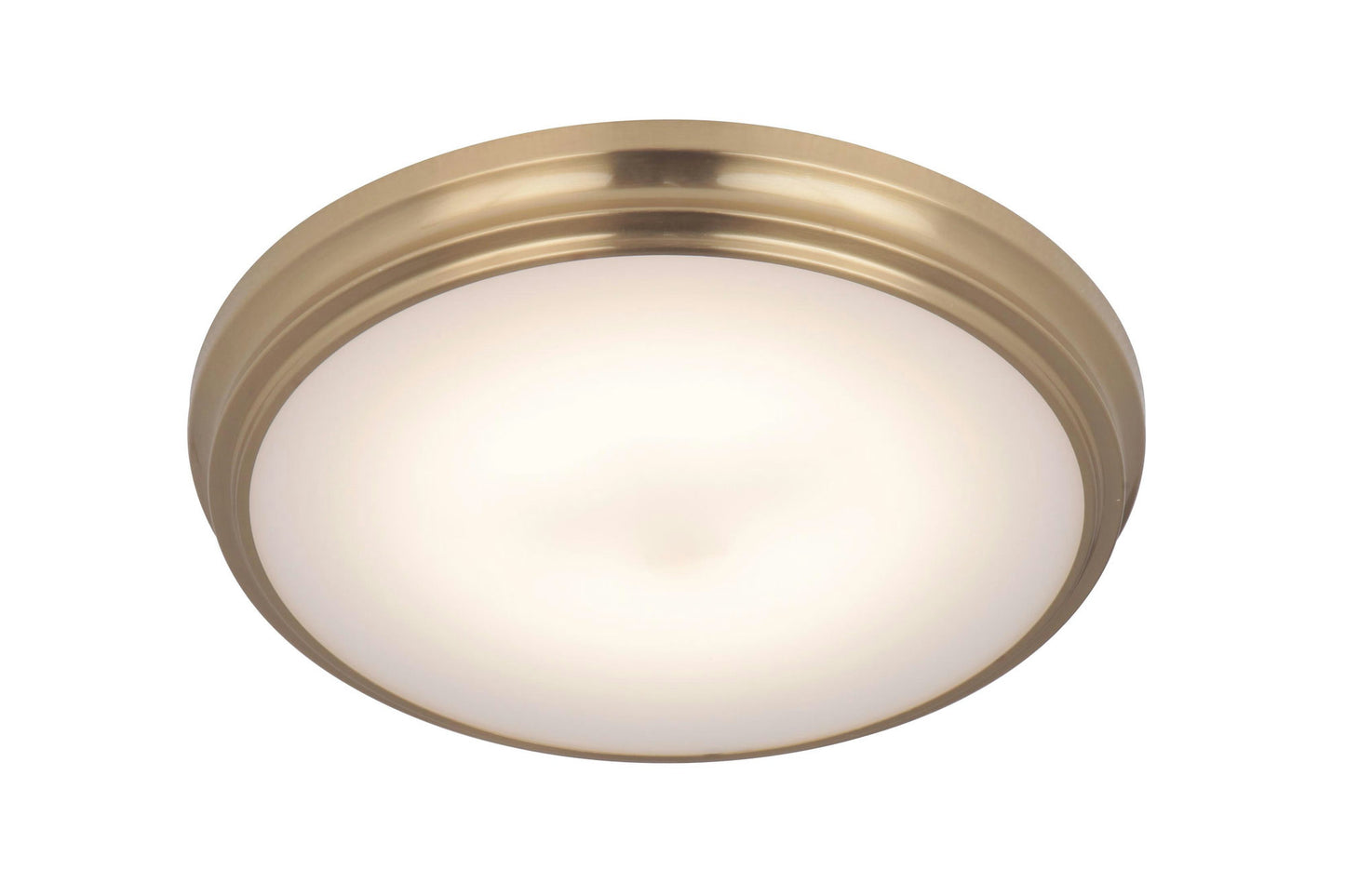 X66 flushmounts Flushmount 1 LED Light Satin Brass, X6611-SB-LED