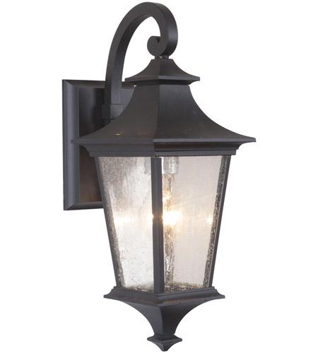 Argent II 1 Light Small Wall Mount in Midnight with Clear Seeded Glass