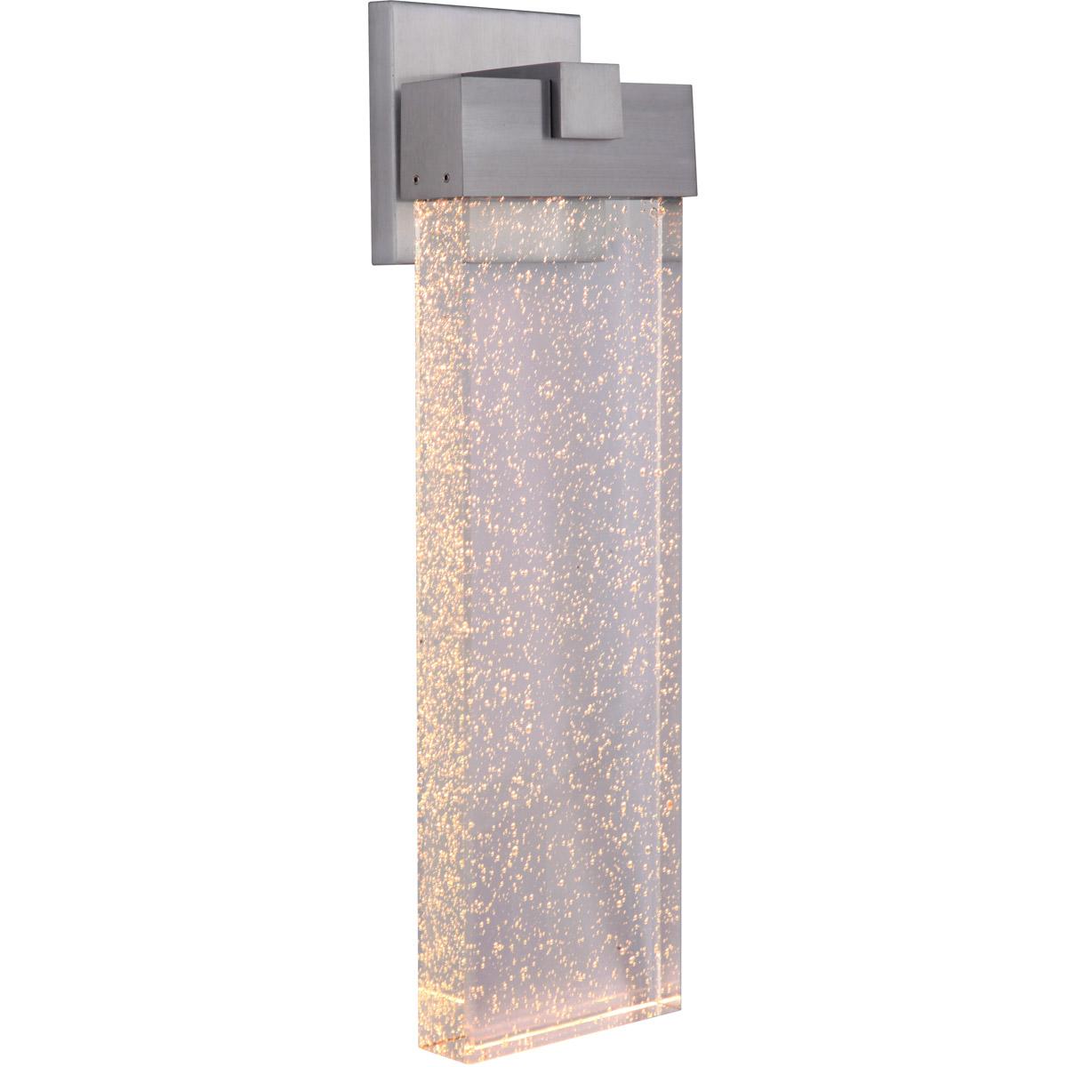 Aria Large LED Wall Mount in Satin Aluminum