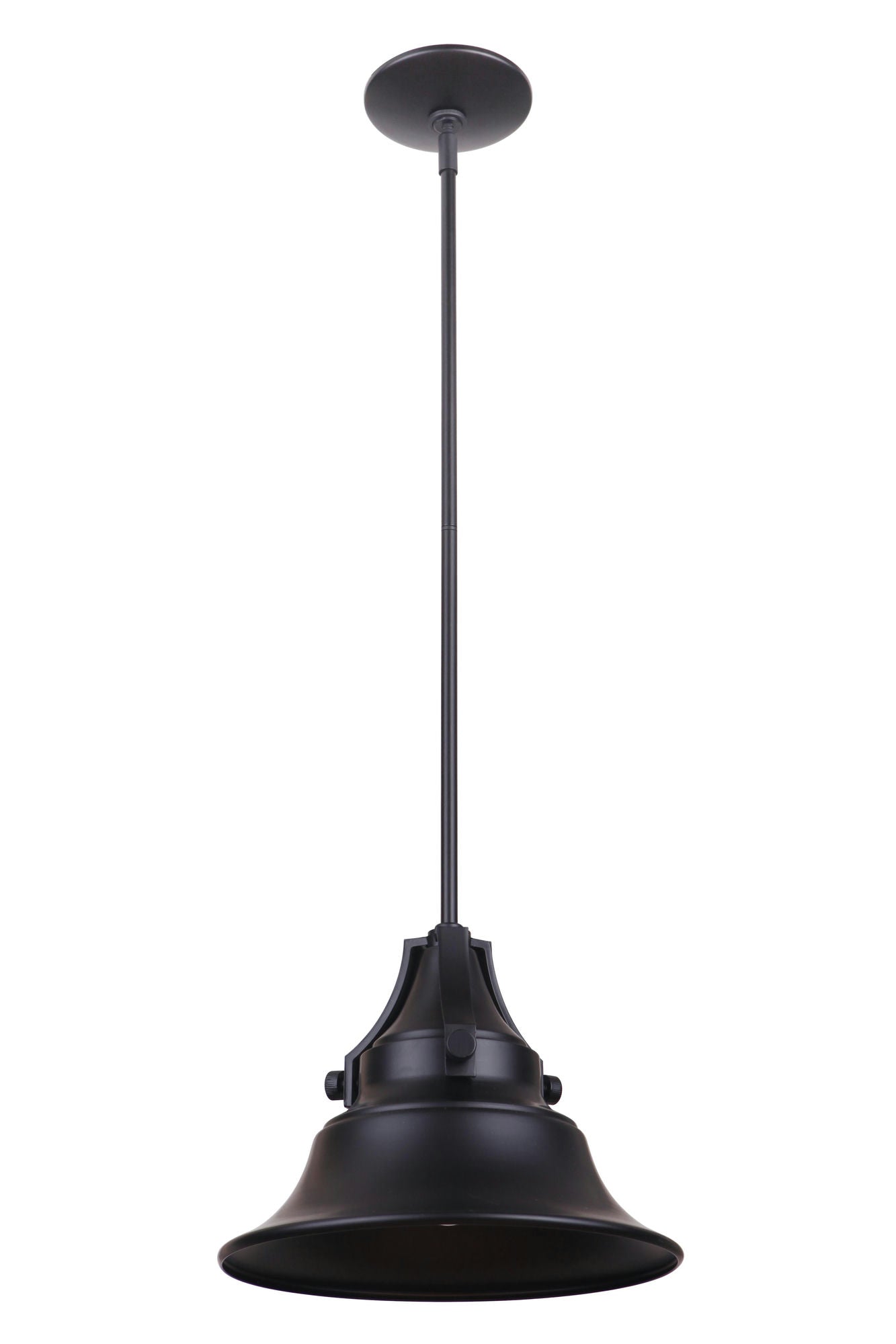 Union 1 Light Medium Pendant in Midnight with Metal Shade