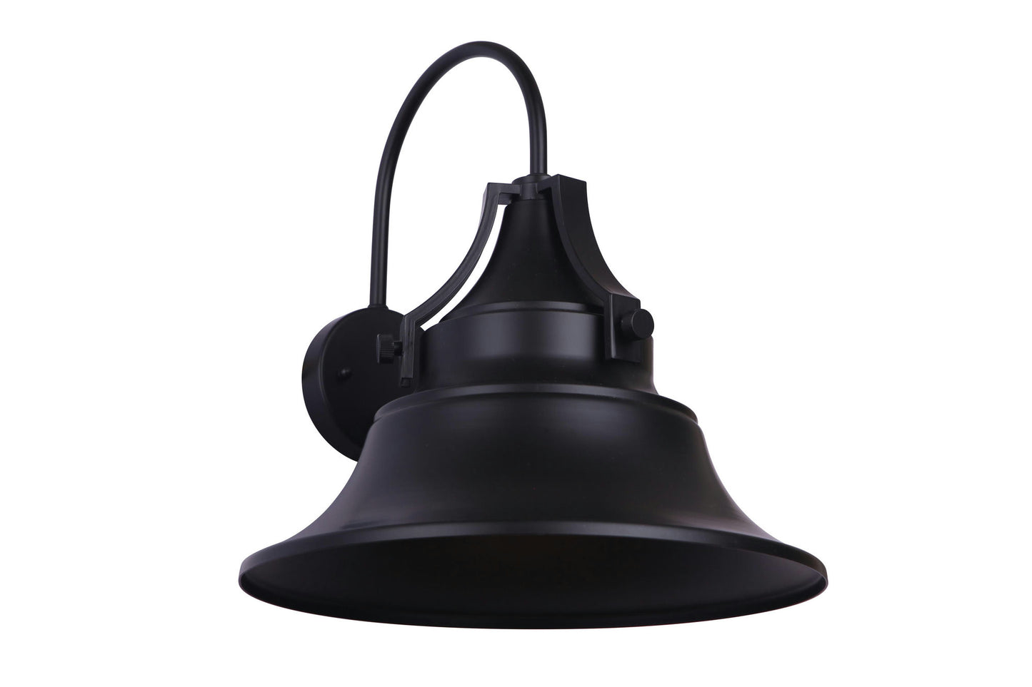 Union 1 Light Large Wall Mount in Midnight with Metal Shade
