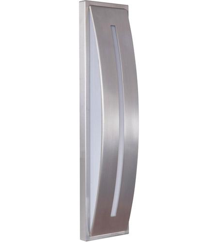 Luna Small LED Pocket Sconce in Satin Aluminum