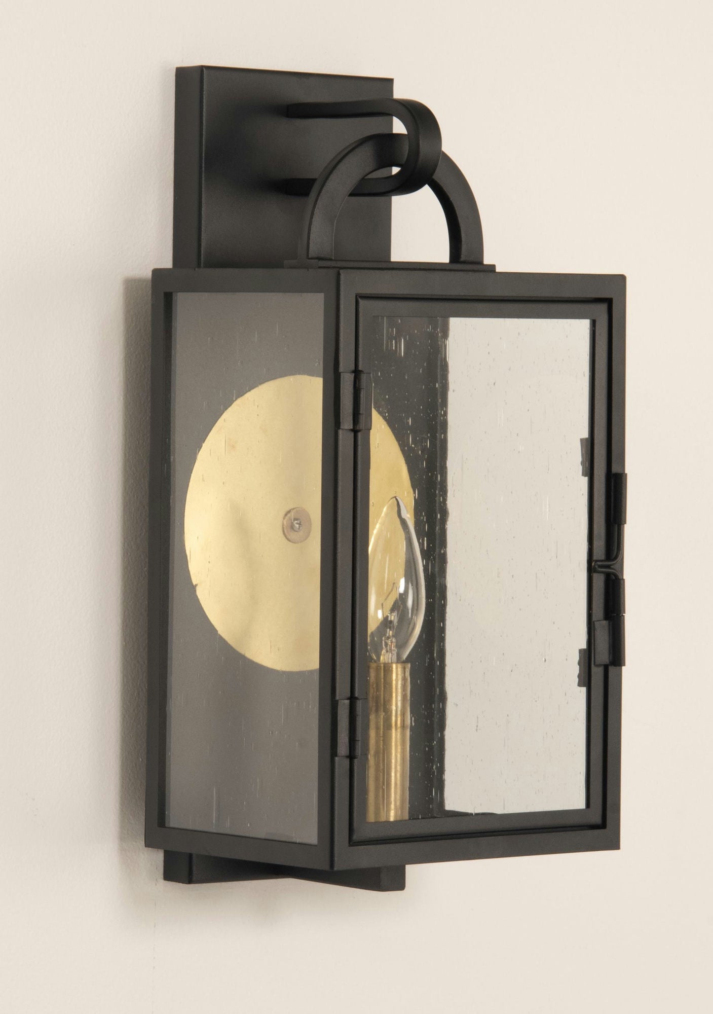 Wolford Small Wall Mount in Textured Matte Black